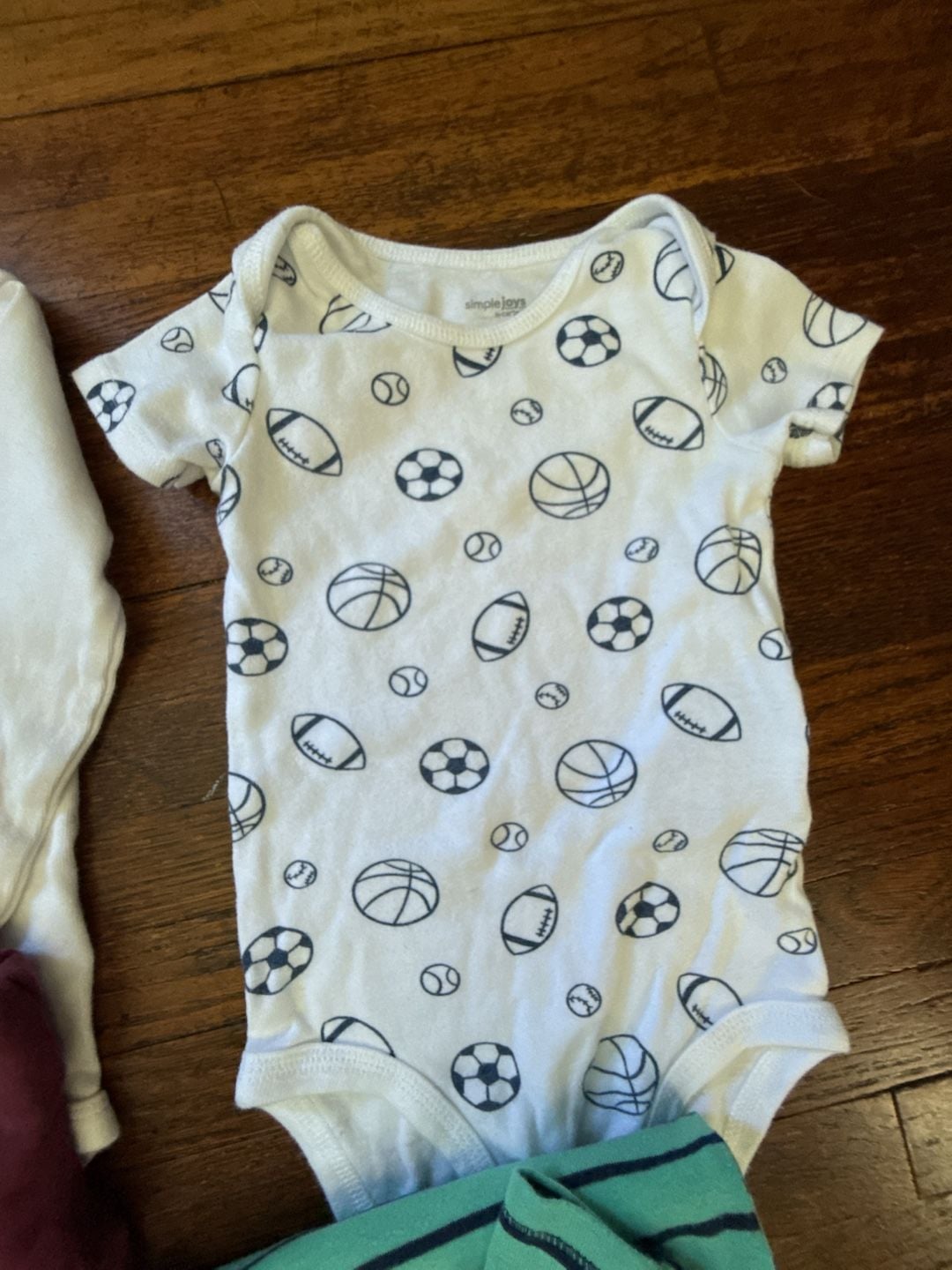 Simple Joys By Carters Bodysuit Lot Size 6-9M 3