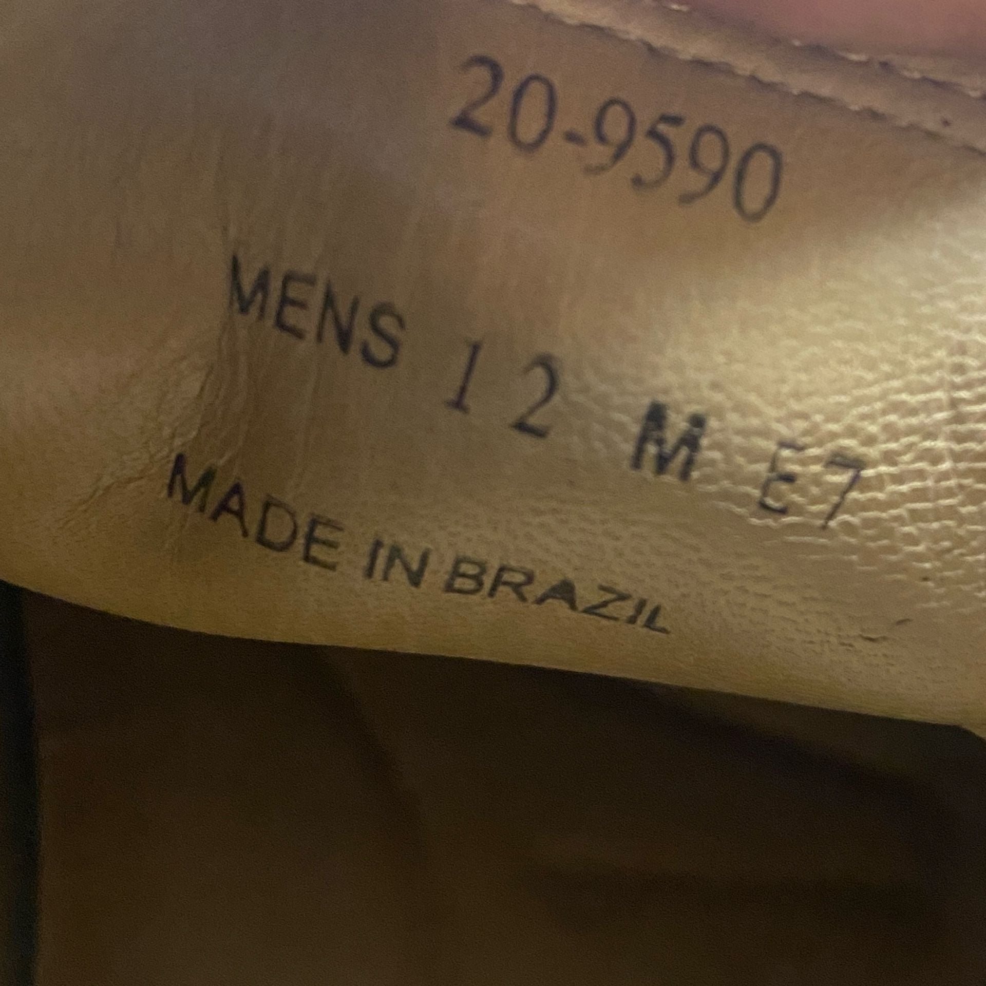 Johnston & Murphy Garner Plain Toe Size 12 M Brown Leather Shoes (DS1042) 3