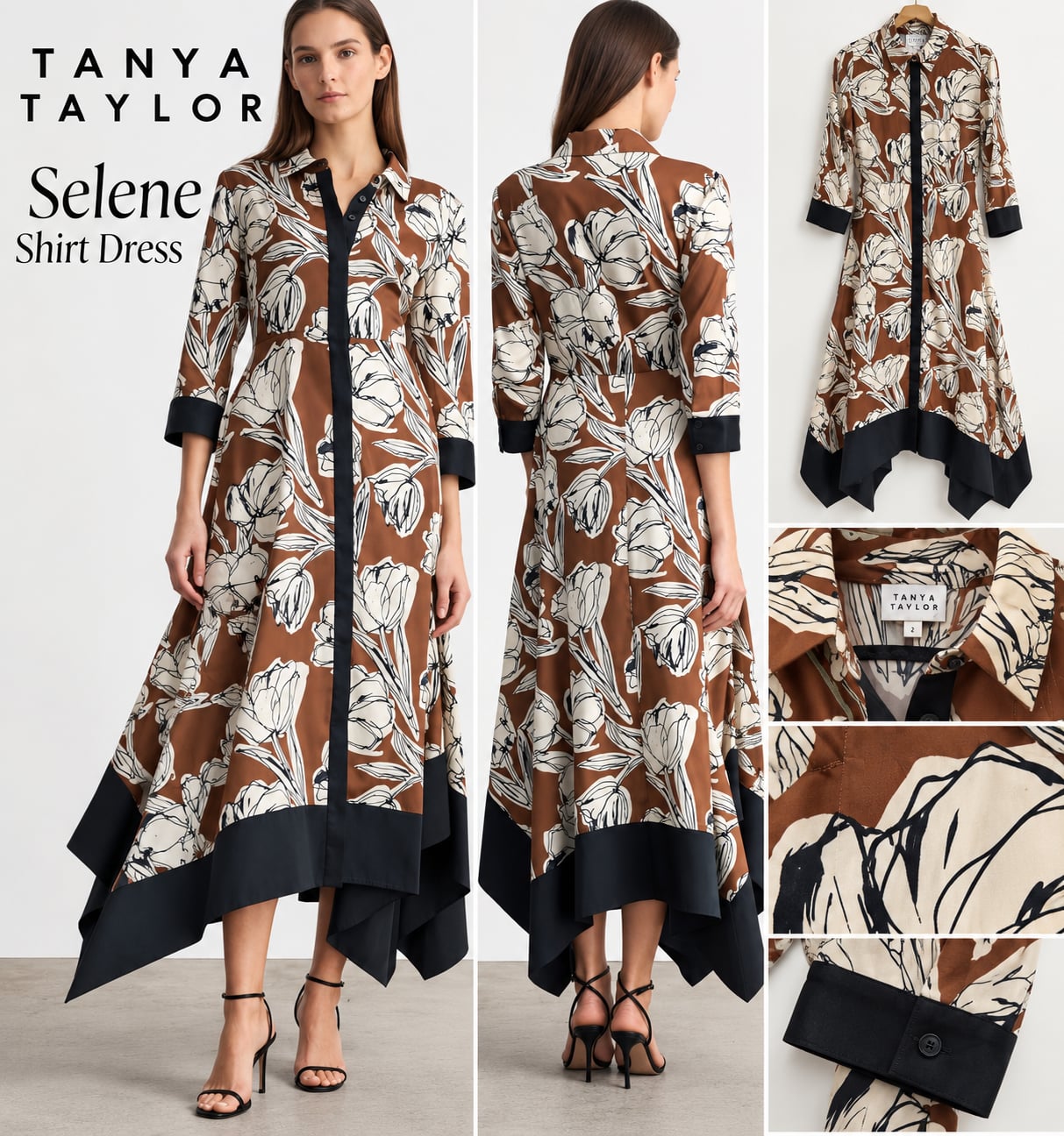 Tanya Taylor Selene Shirt Dress Size 2 2