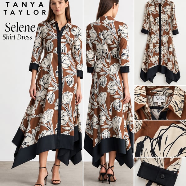 Tanya Taylor Selene Shirt Dress Size 2