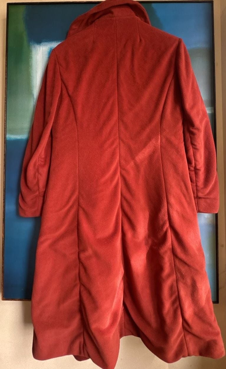 Vintage Shagmoor Long Rust  Coat  7