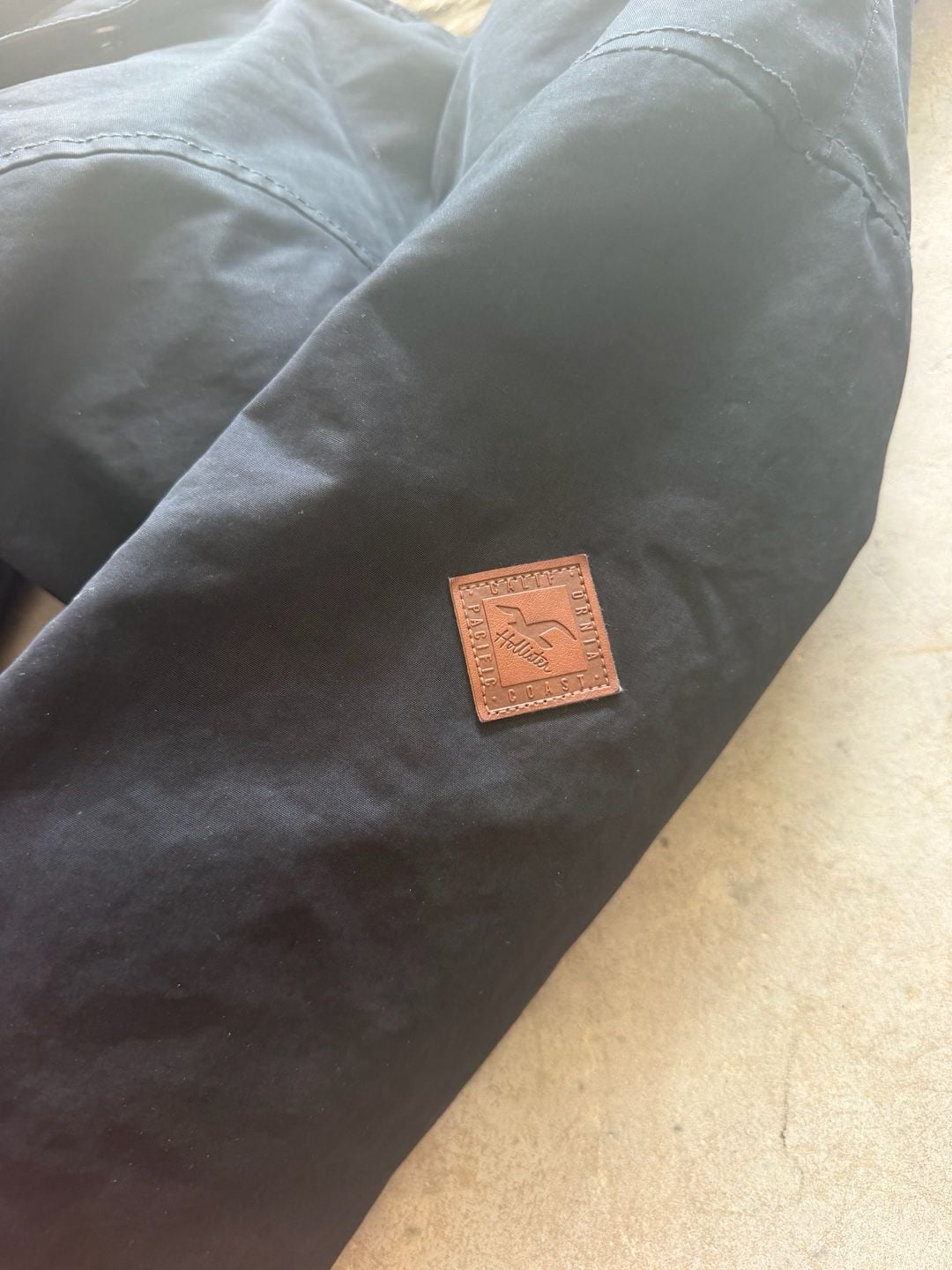 Y2K Hollister Faux Fur Lined Black Parka Jacket Size Women’s M 8