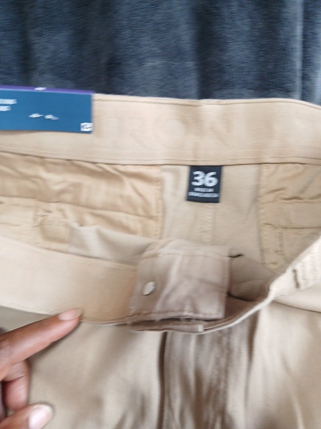 Iron Co. Regular Fit Stretch Cargo Short Size 36 Khaki 3