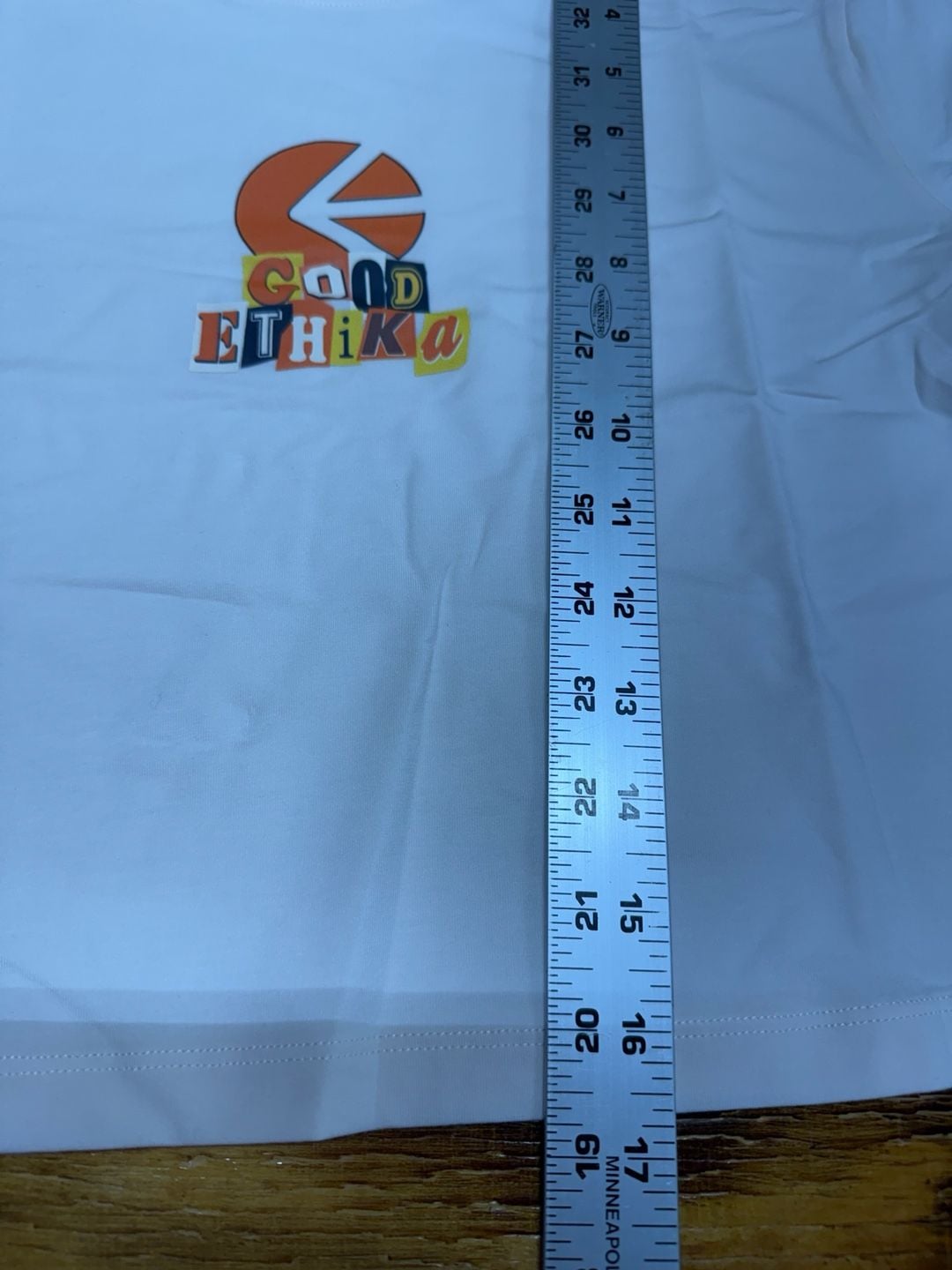 Ethika Good Ethika Baby Tee Size L White Short Sleeve 5