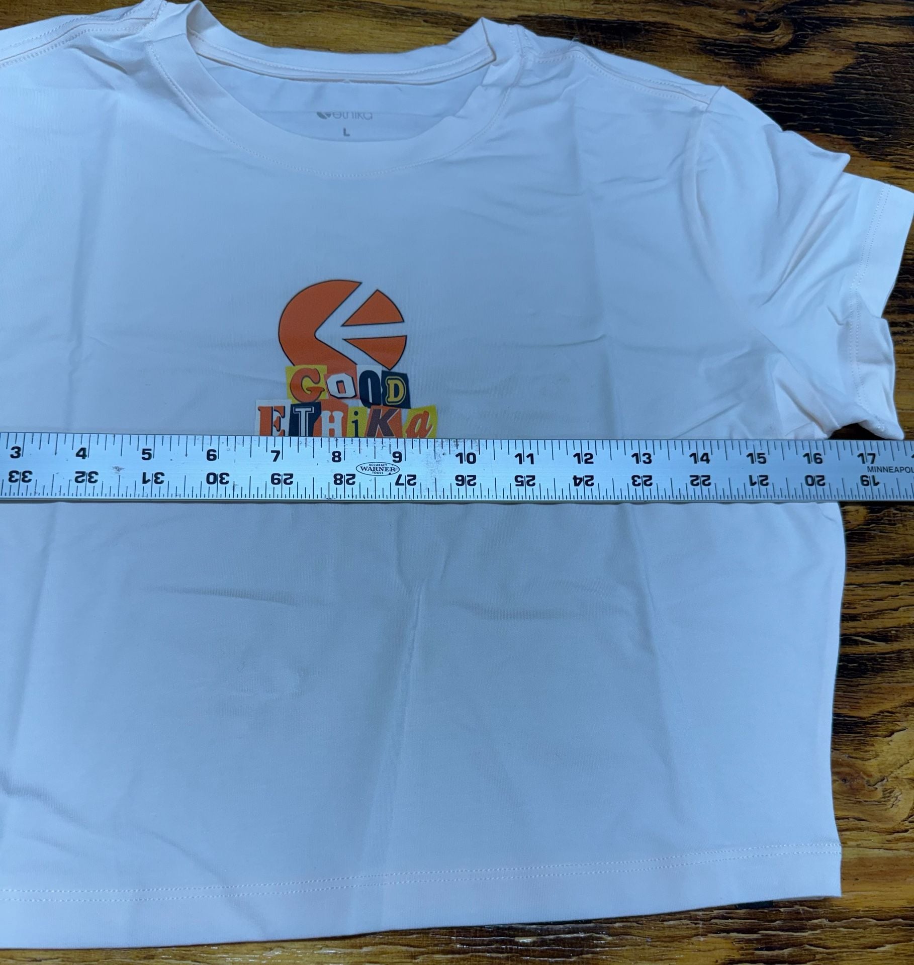 Ethika Good Ethika Baby Tee Size L White Short Sleeve 6