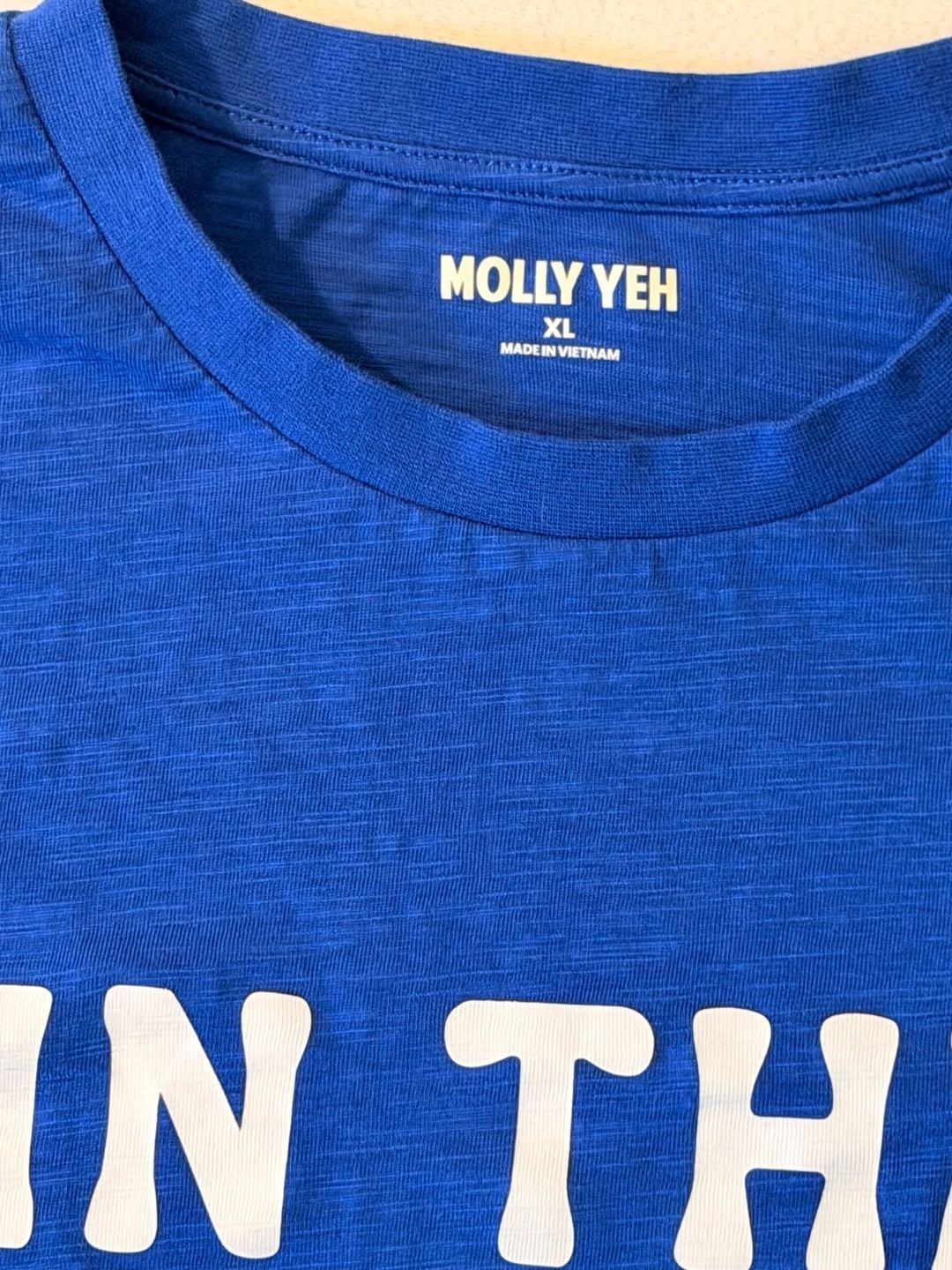 Molly Yeh In The Weeds Graphic T-Shirt Size XL Blue 3