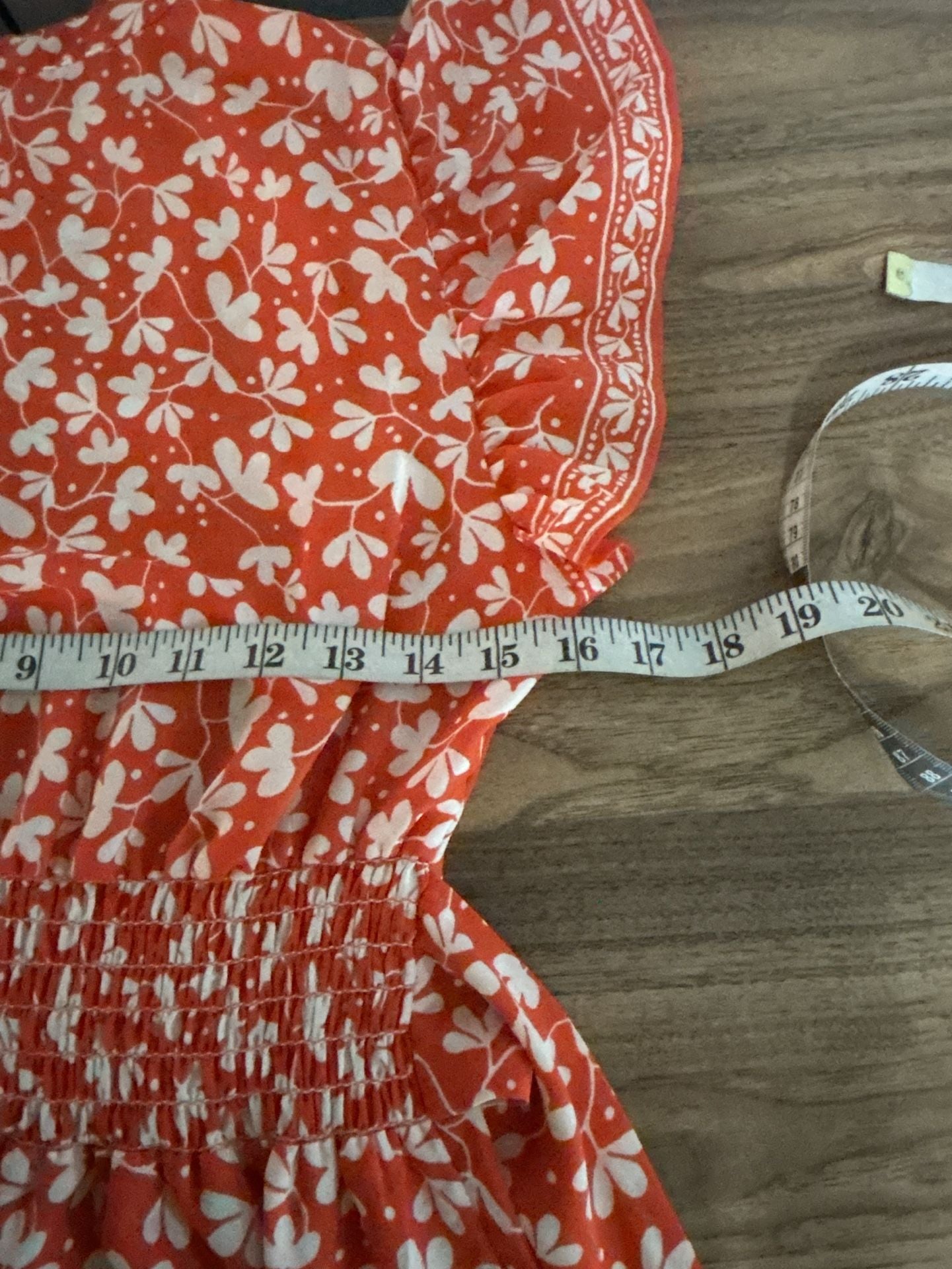 Max Studio Floral Tiered Maxi Dress Size Xs Orange White 12