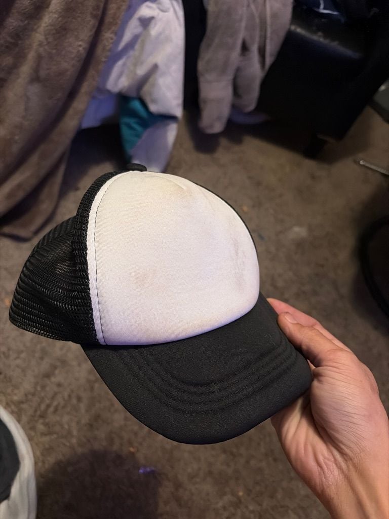 Unbranded Black and White Trucker Hat 2