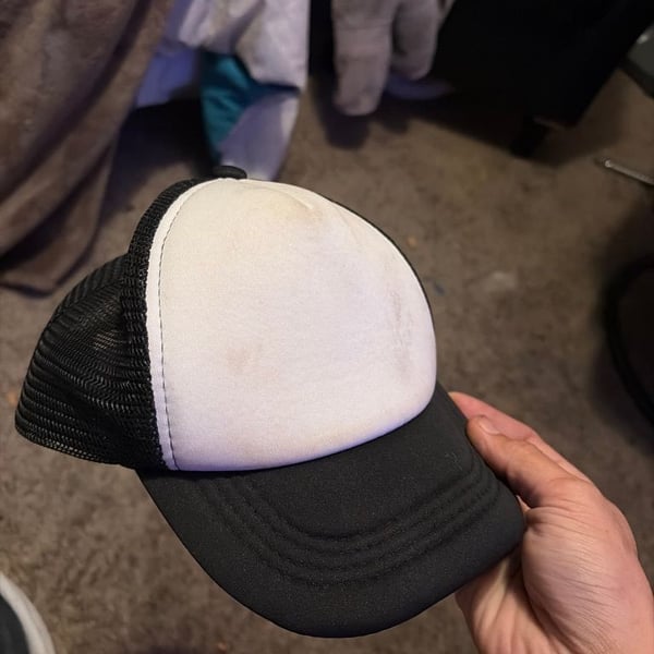 Unbranded Black and White Trucker Hat