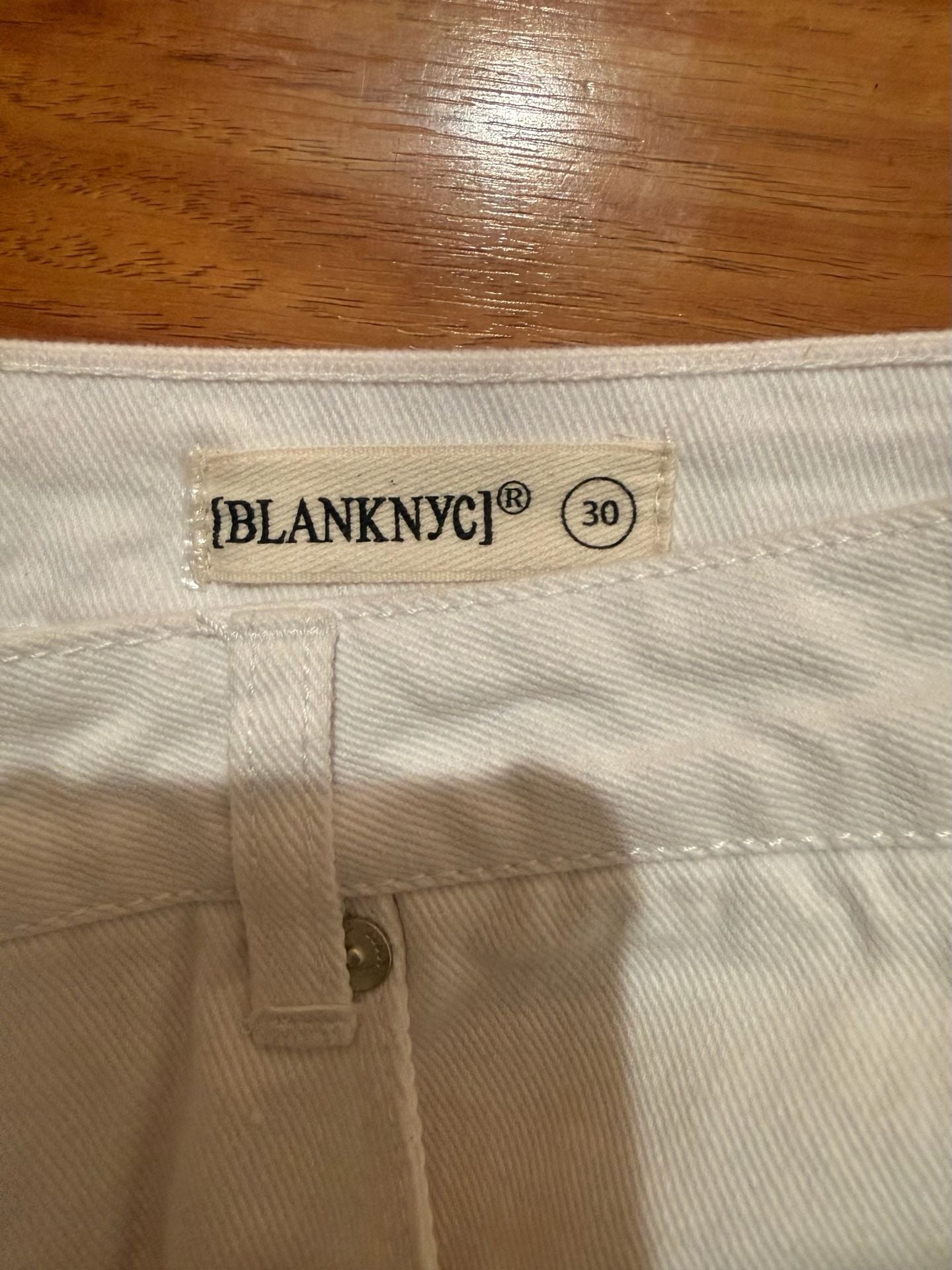 NWT BLANKNYC “Heart and Soul” White Rhinestone Fringe Denim Mini Skirt – Size 30 12
