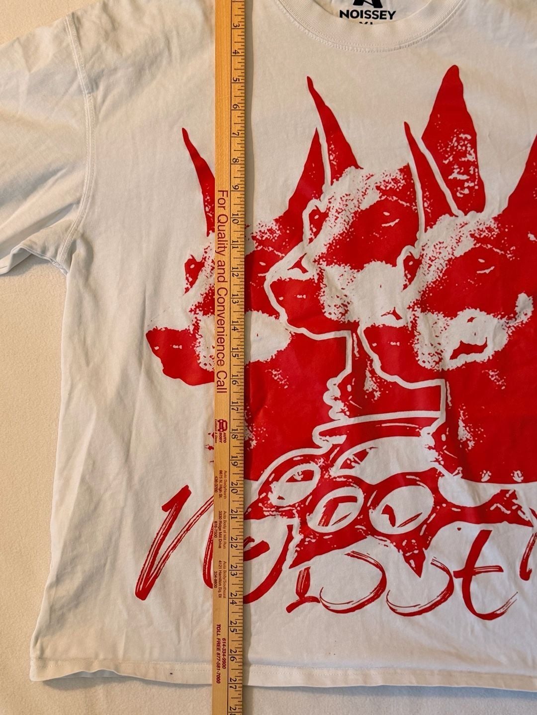 Noissey Bounce Back Three Doberman Red T-Shirt Size XL 4