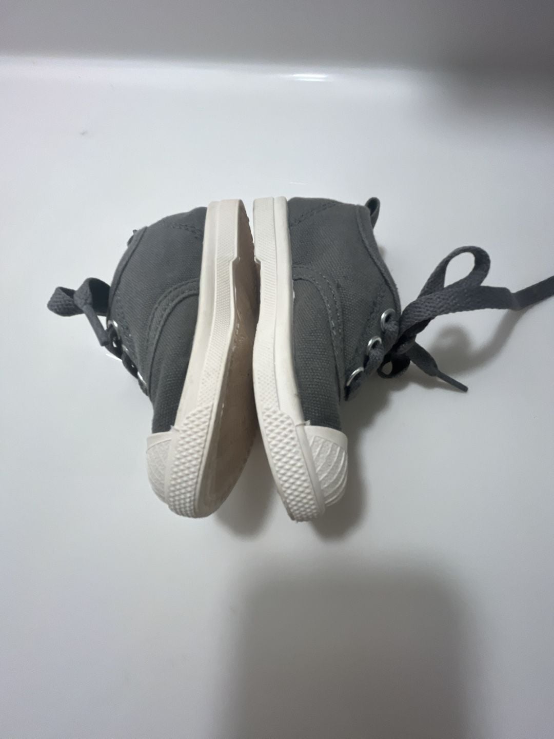 Chus Dylan Grey Shoes Grey Canvas Toddler Sneakers 6