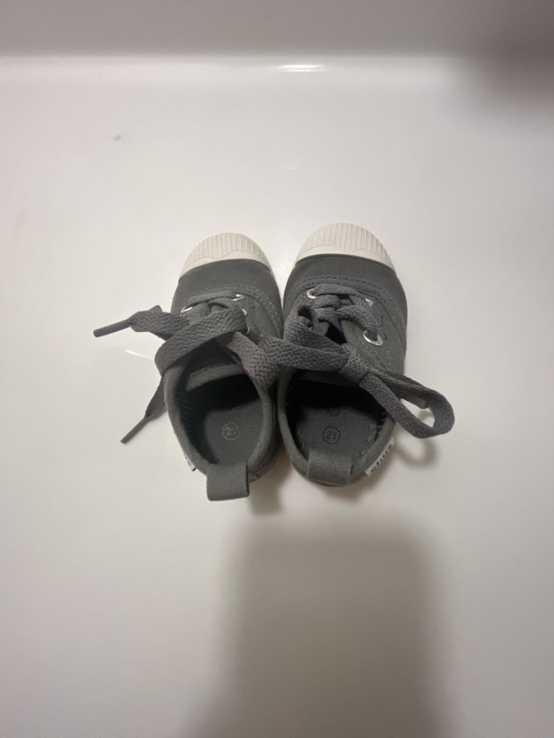 Chus Dylan Grey Shoes Grey Canvas Toddler Sneakers 9