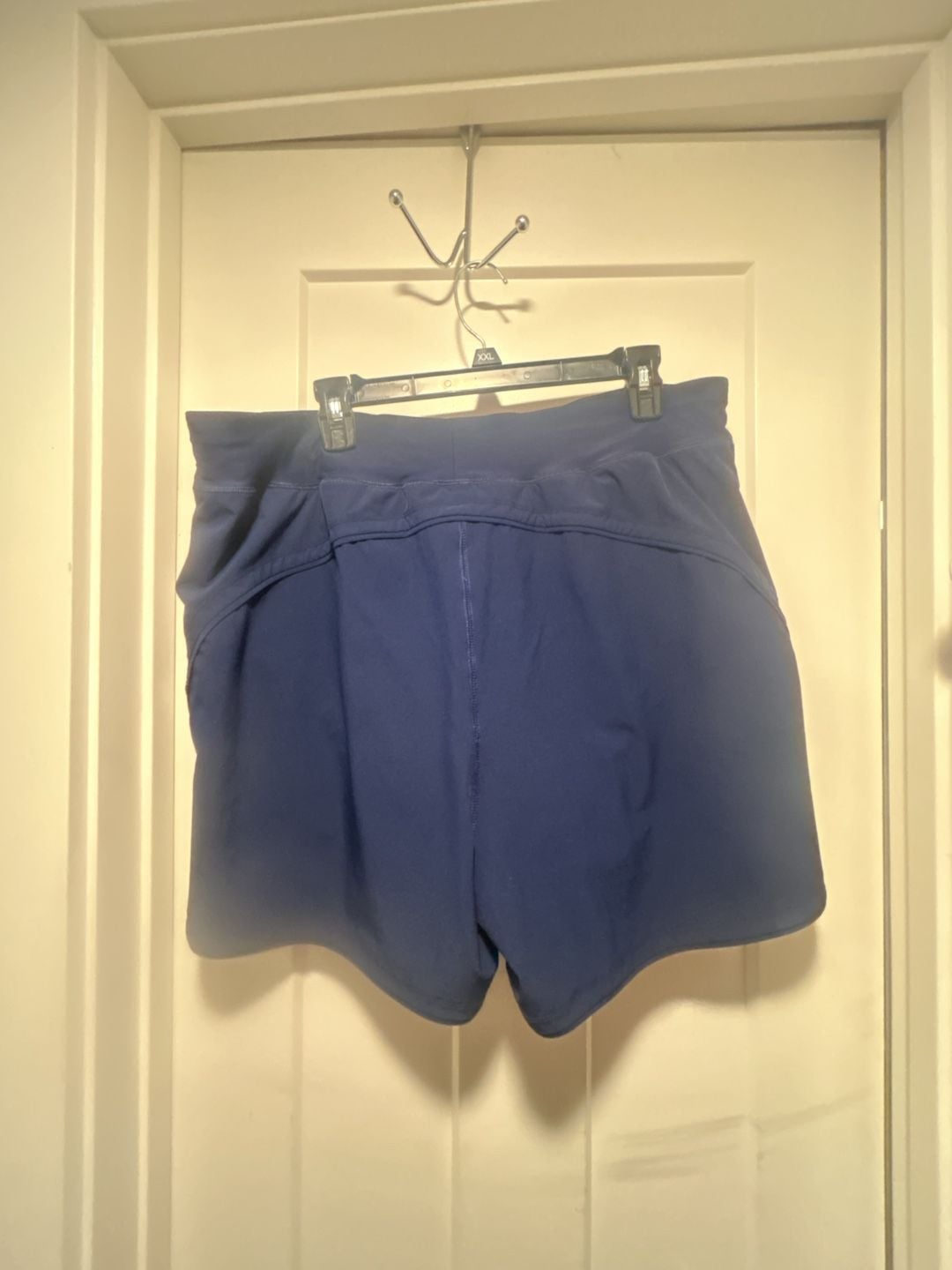 Lands' End Athletic Shorts Size 18W Navy Blue Workout Activewear 5