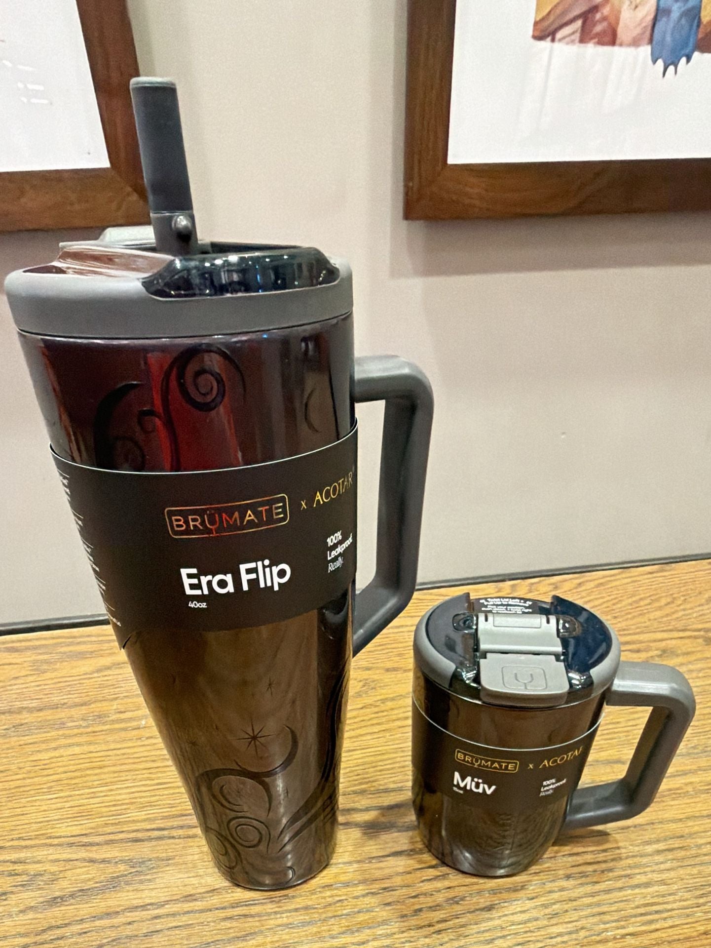 BruMate Era Flip & Müv SET Size 40oz & 15oz Tumbler Cursebreaker 1