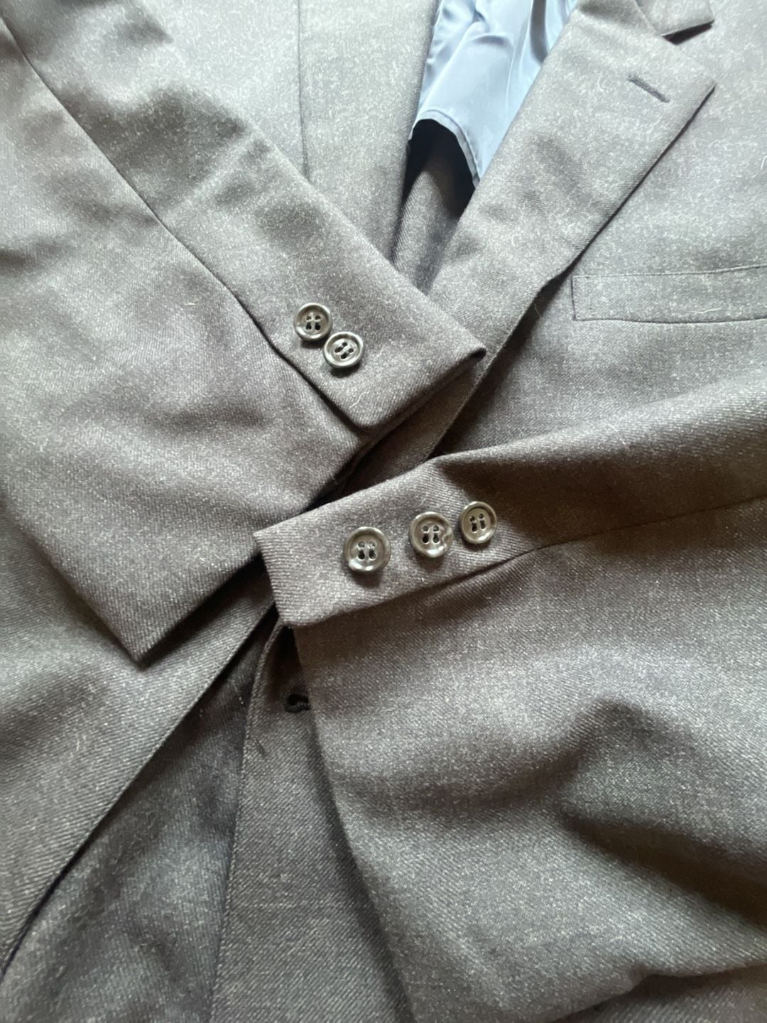 Brooks Brothers Wool Blazer Sport Coat Charcoal Grey Three Button 44R USA Made 14