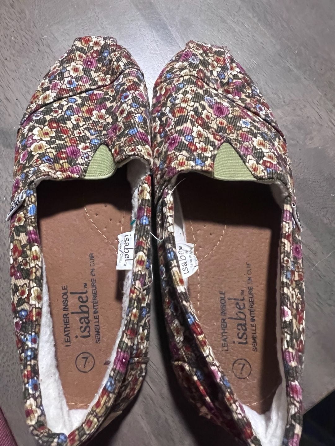 Bob's Skechers memory foam womens SZ 9 Multi color woven fabric 2