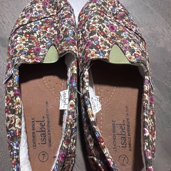 Bob's Skechers memory foam womens SZ 9 Multi color woven fabric
