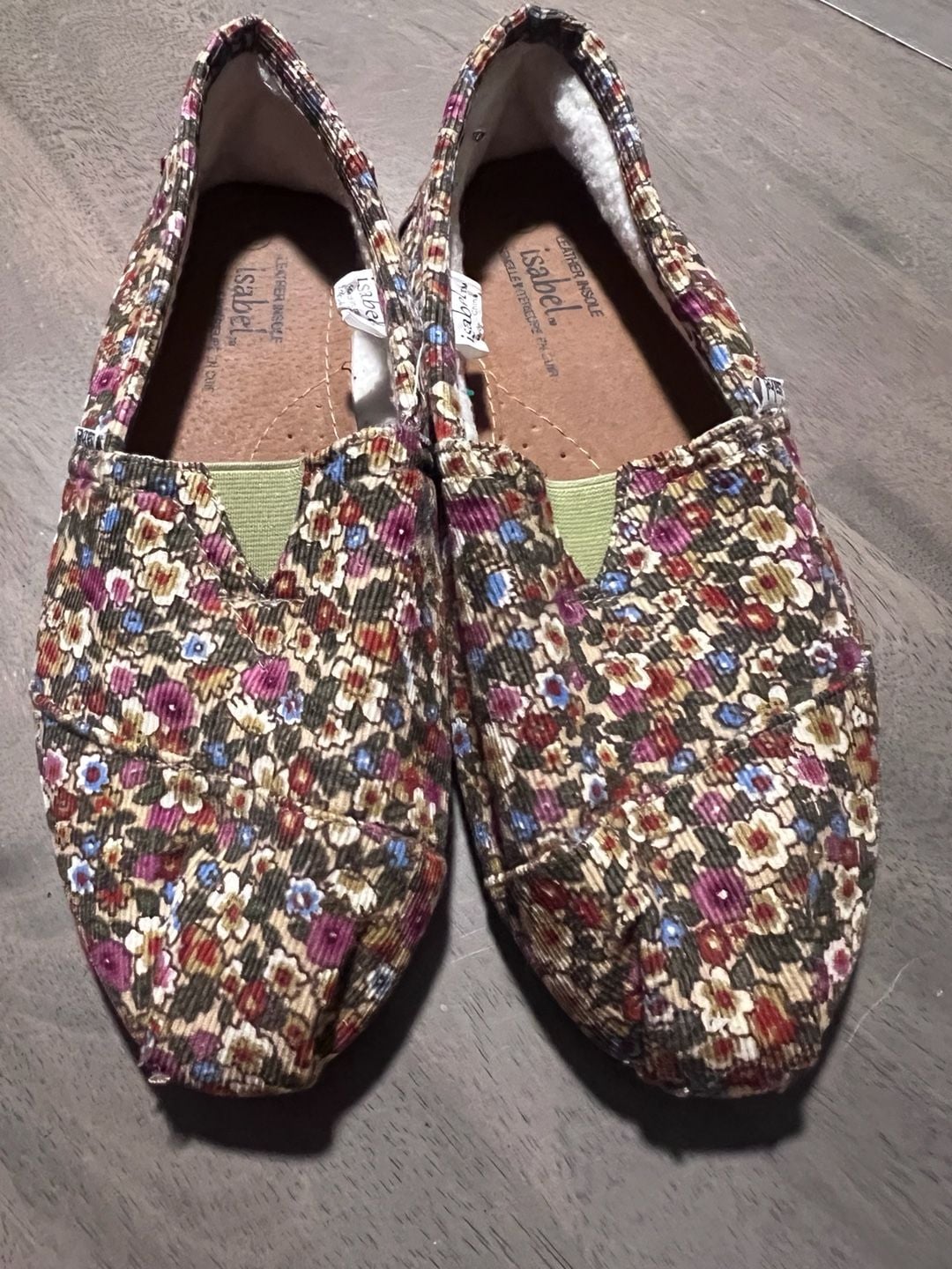 Bob's Skechers memory foam womens SZ 9 Multi color woven fabric 3