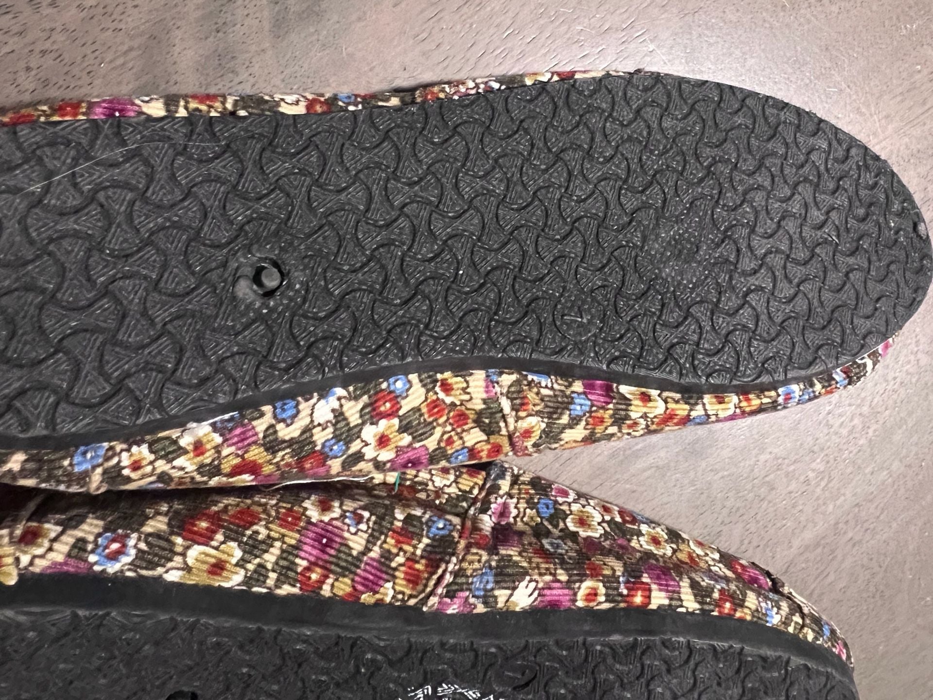 Bob's Skechers memory foam womens SZ 9 Multi color woven fabric 5