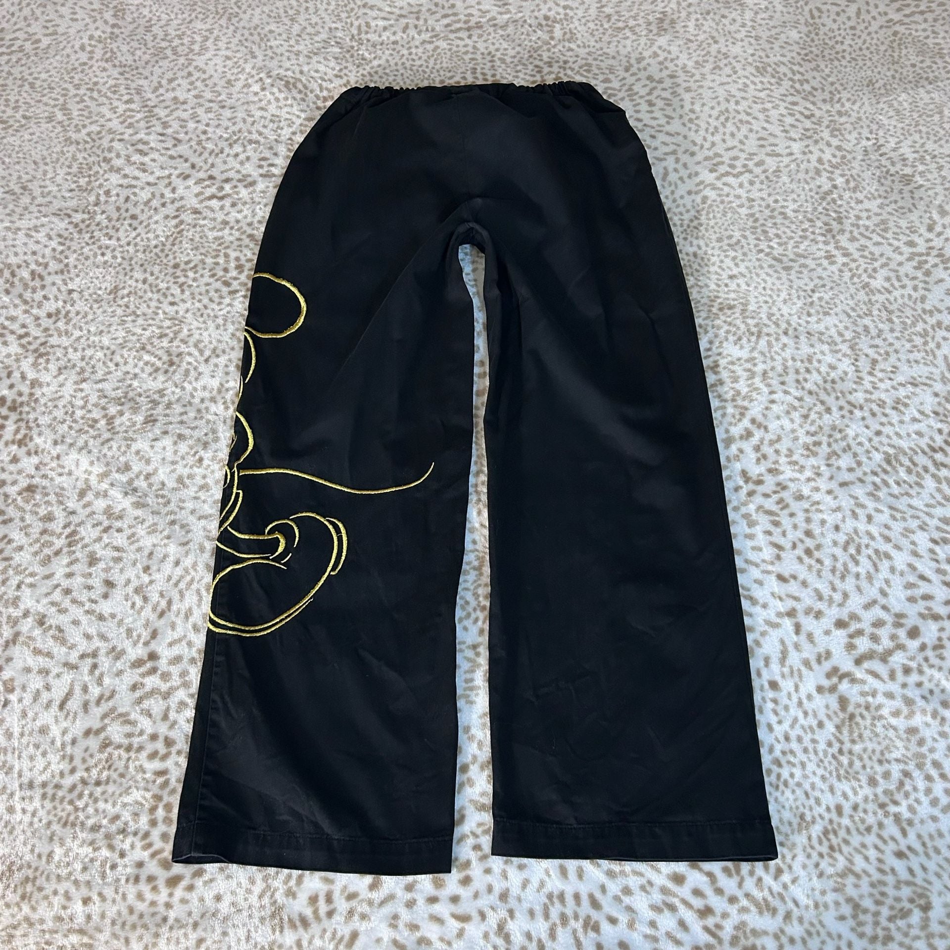Mickey & Co. Mickey Mouse Pants Size 38 Black Gold 8