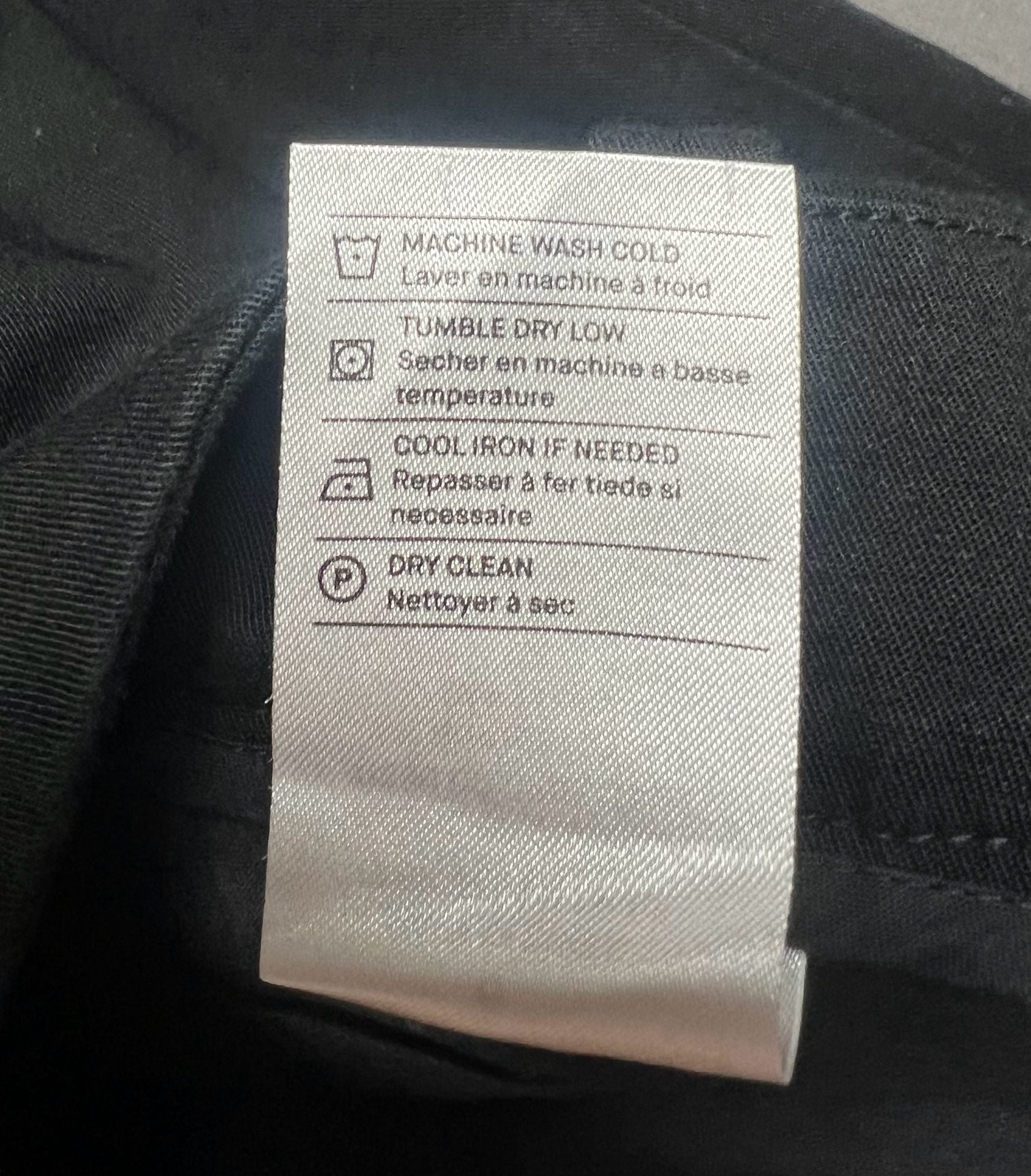 Vince Chinos Size 6 Black Cotton Blend Ankle Pants 6