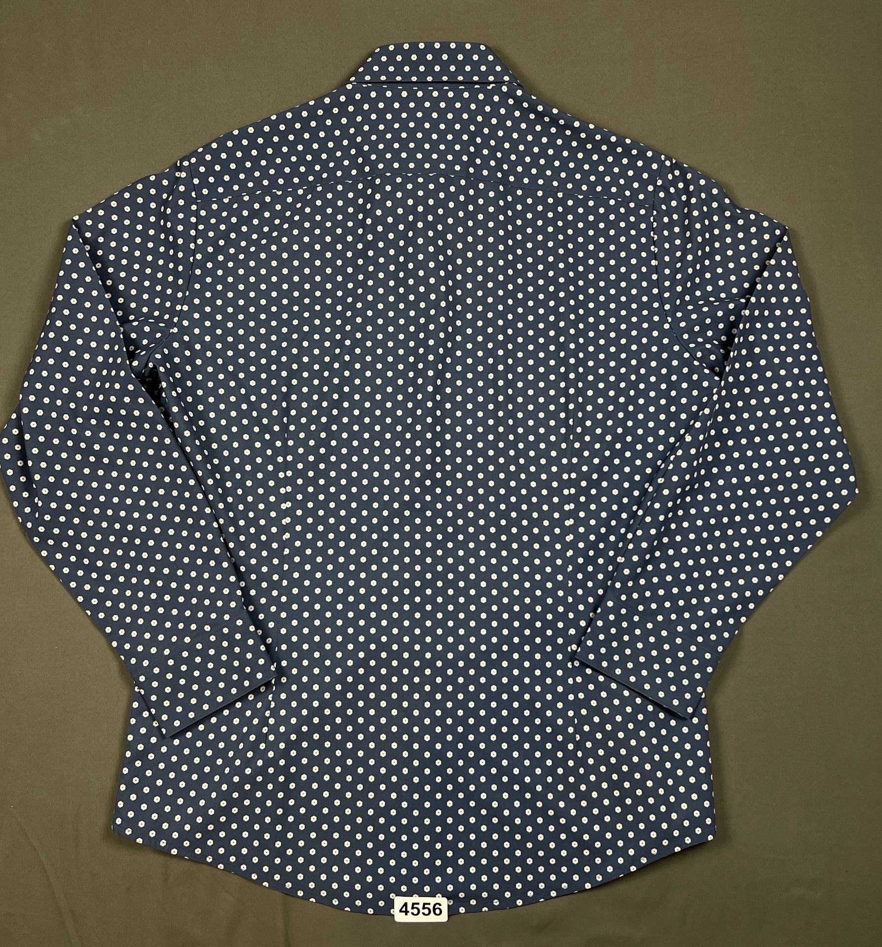 Mizzen + Main Leeward Shirt XL Trim Blue Floral Long Sleeve 7