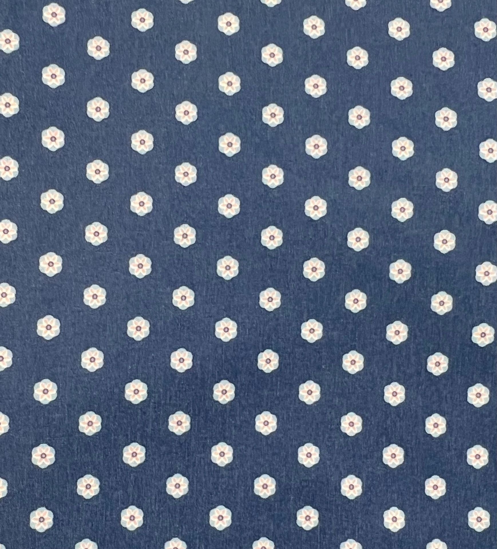 Mizzen + Main Leeward Shirt XL Trim Blue Floral Long Sleeve 8