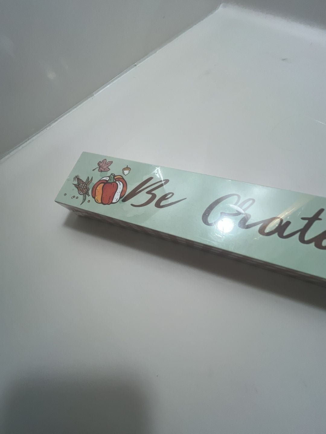 Trinx Be Grateful Fall Pumpkin Wooden Box Sign Decor 8