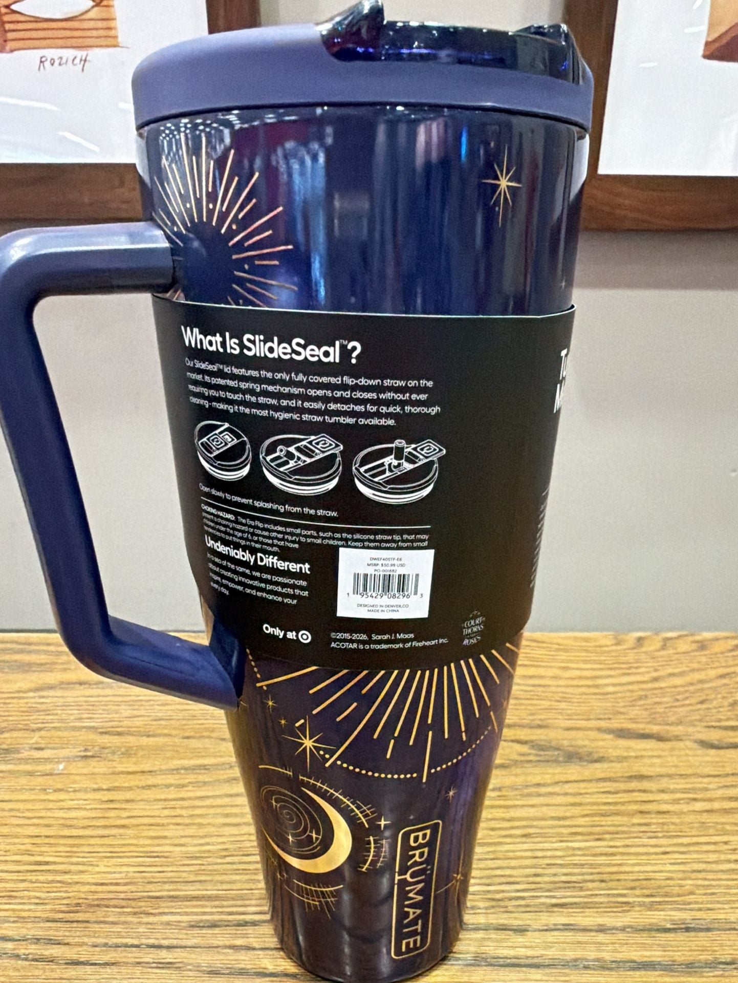 Brumate Era Flip 40oz Acotar Starfall Tumbler 2