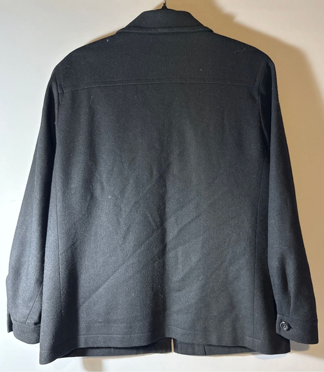 Requirements Wool Jacket Size 12P Black Full Zip Woolmark 4