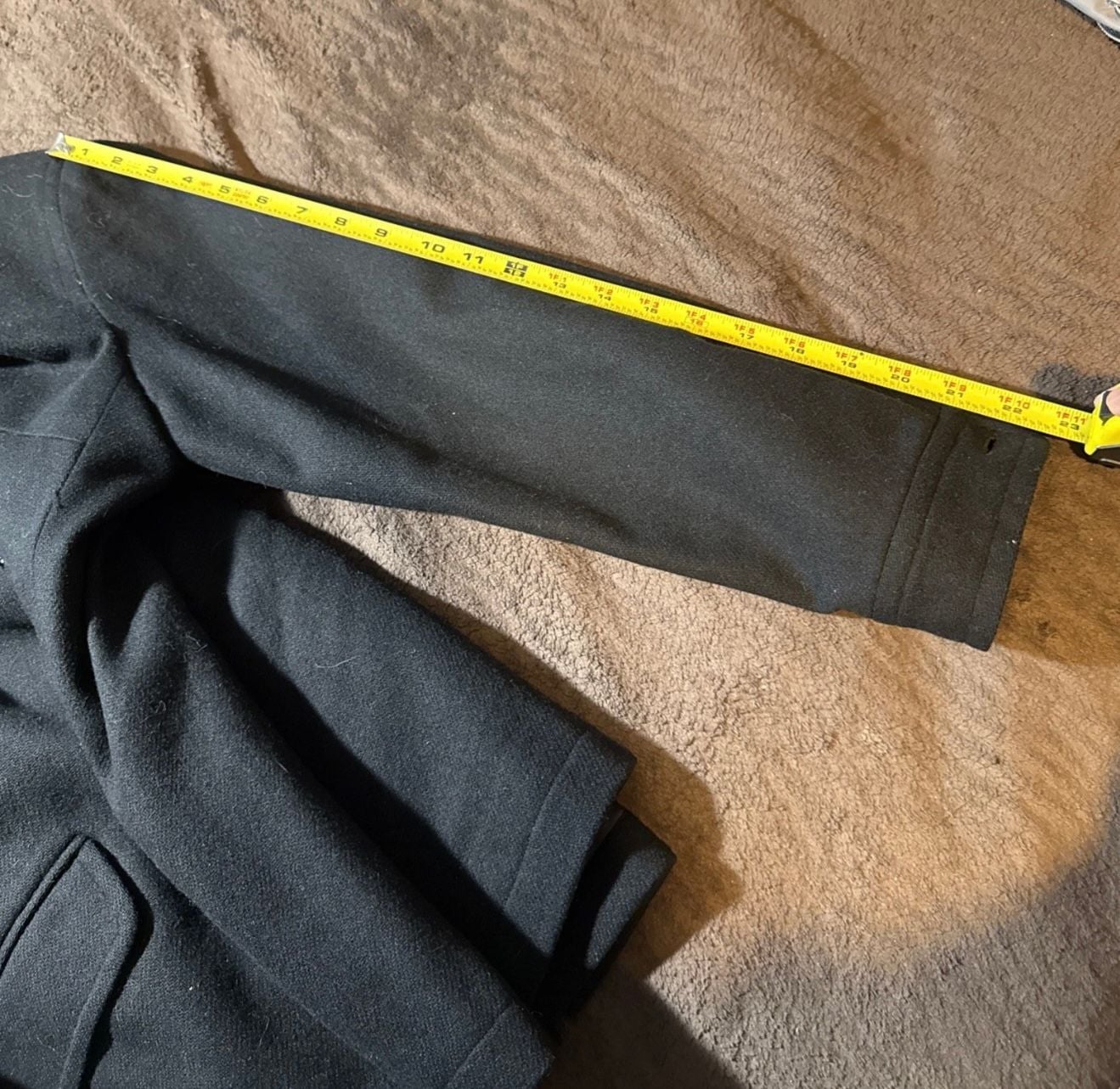 Requirements Wool Jacket Size 12P Black Full Zip Woolmark 8