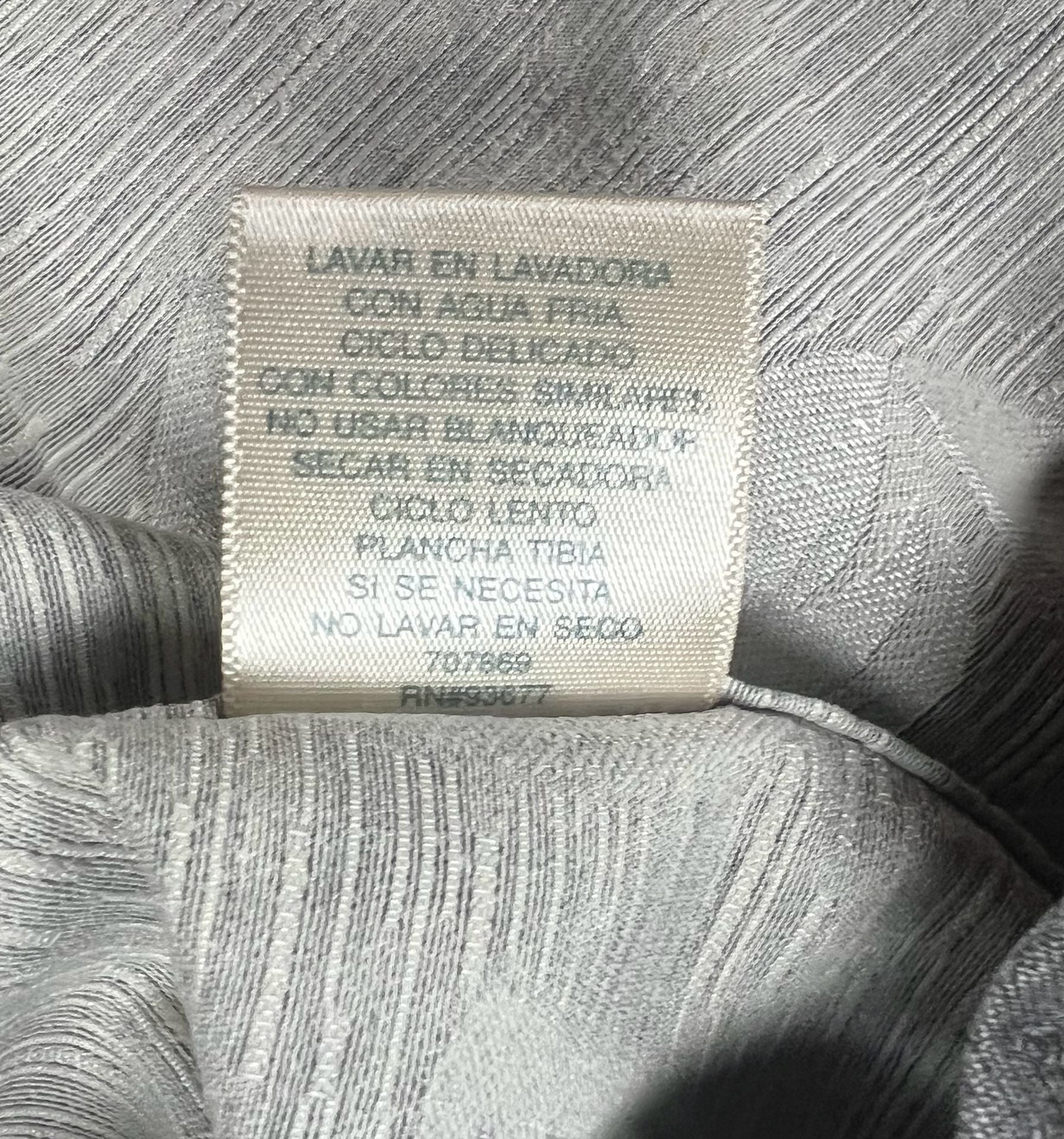 Island Shores Hawaiian Shirt Size XXL Gray Floral Washable Silk 6