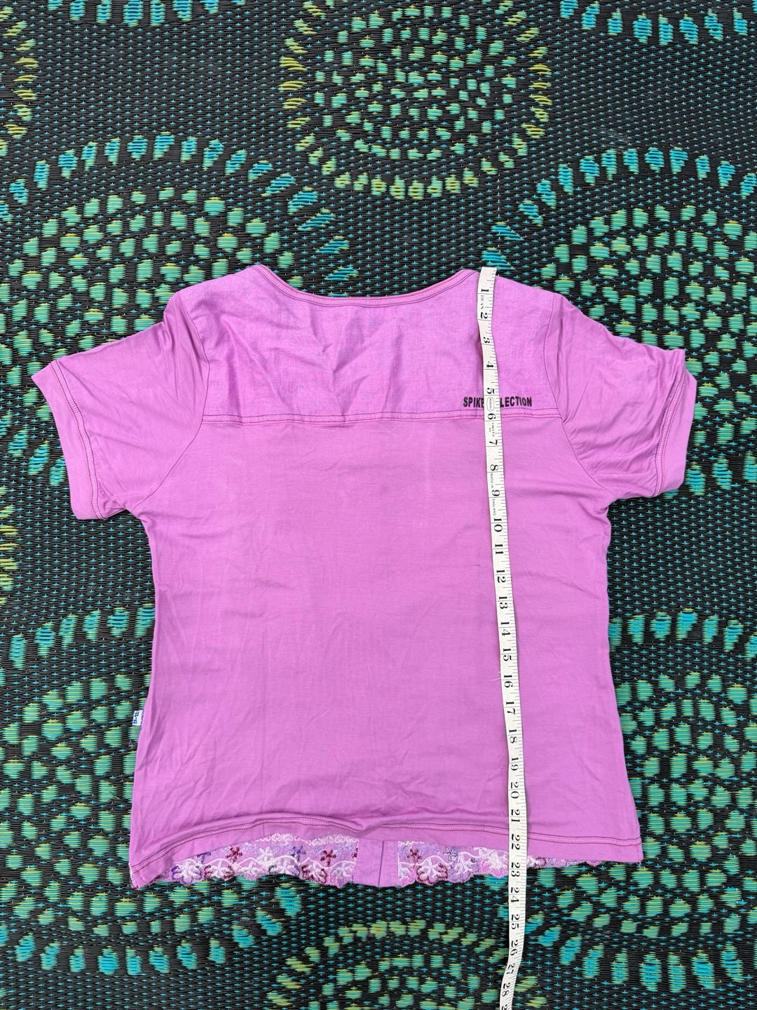SPIKE Collection Floral Embroidered Button-Down Blouse Size 42 6