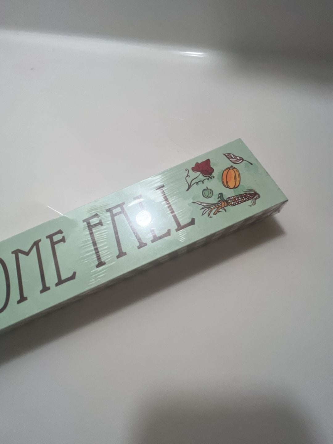 Unbranded Welcome Fall Wood Shelf Sign Autumn Table Decor 4