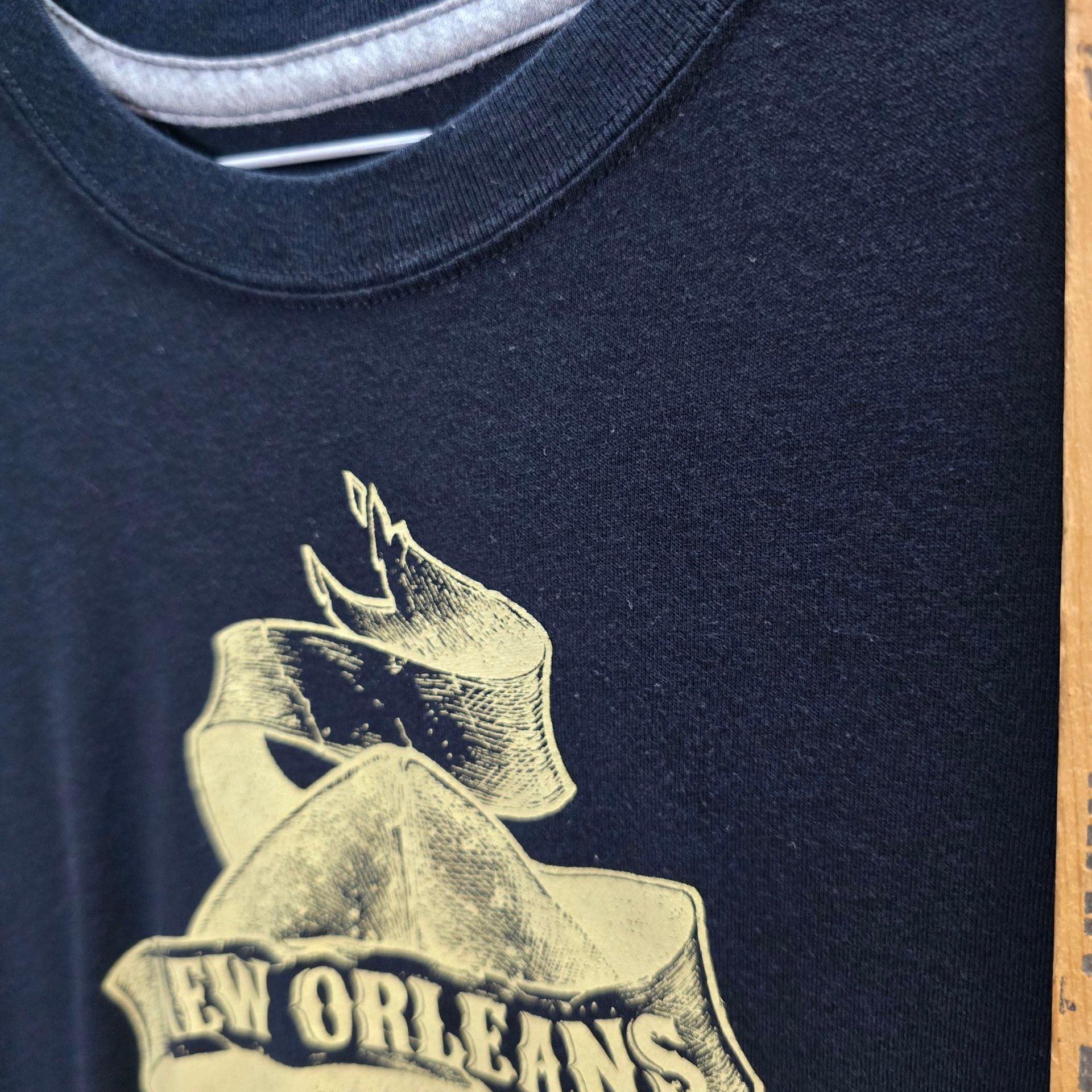 Nike New Orleans Saints T-Shirt Black Graphic 6