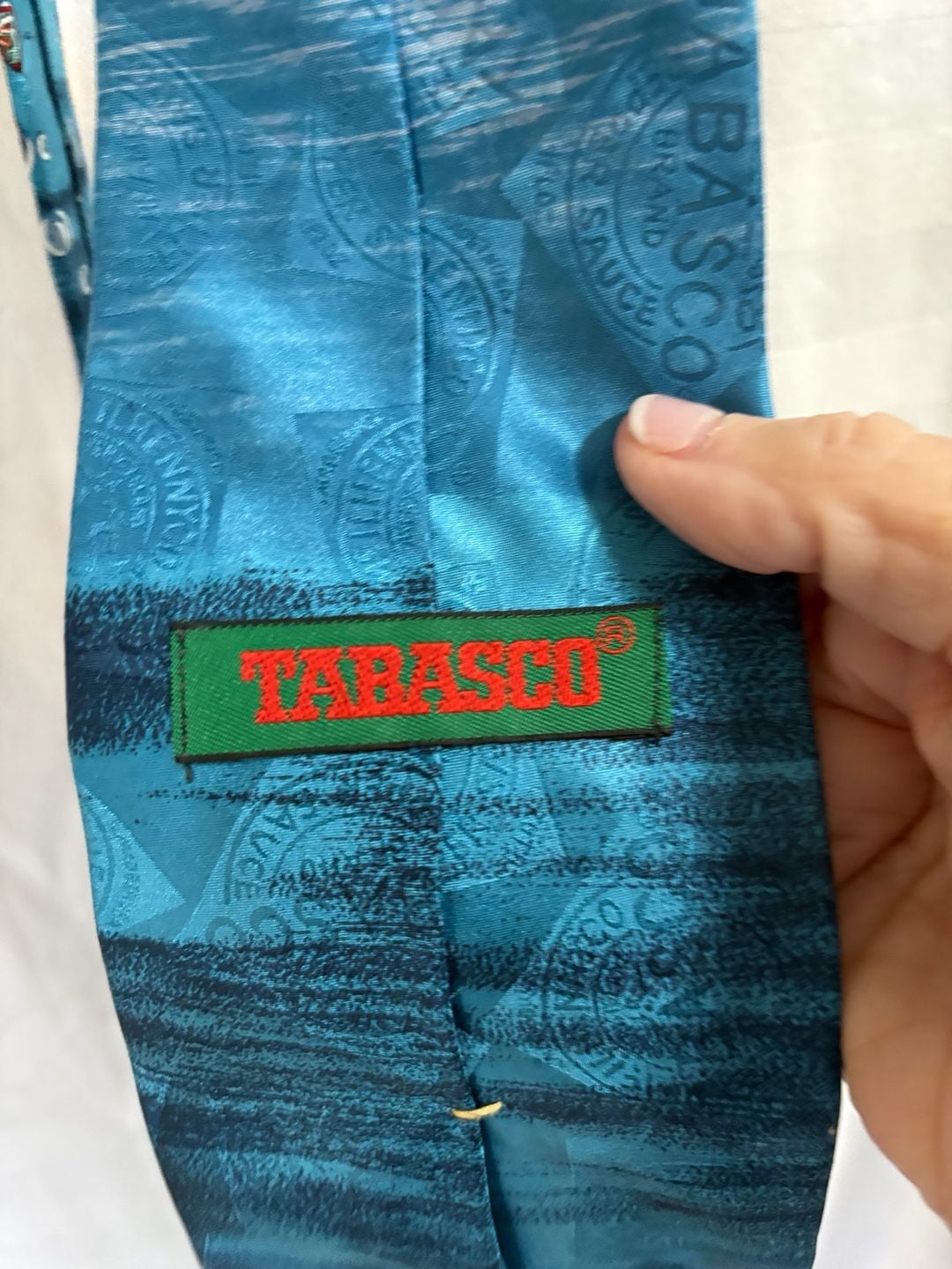 Tabasco Underwater Fish Ocean Silk Tie 4