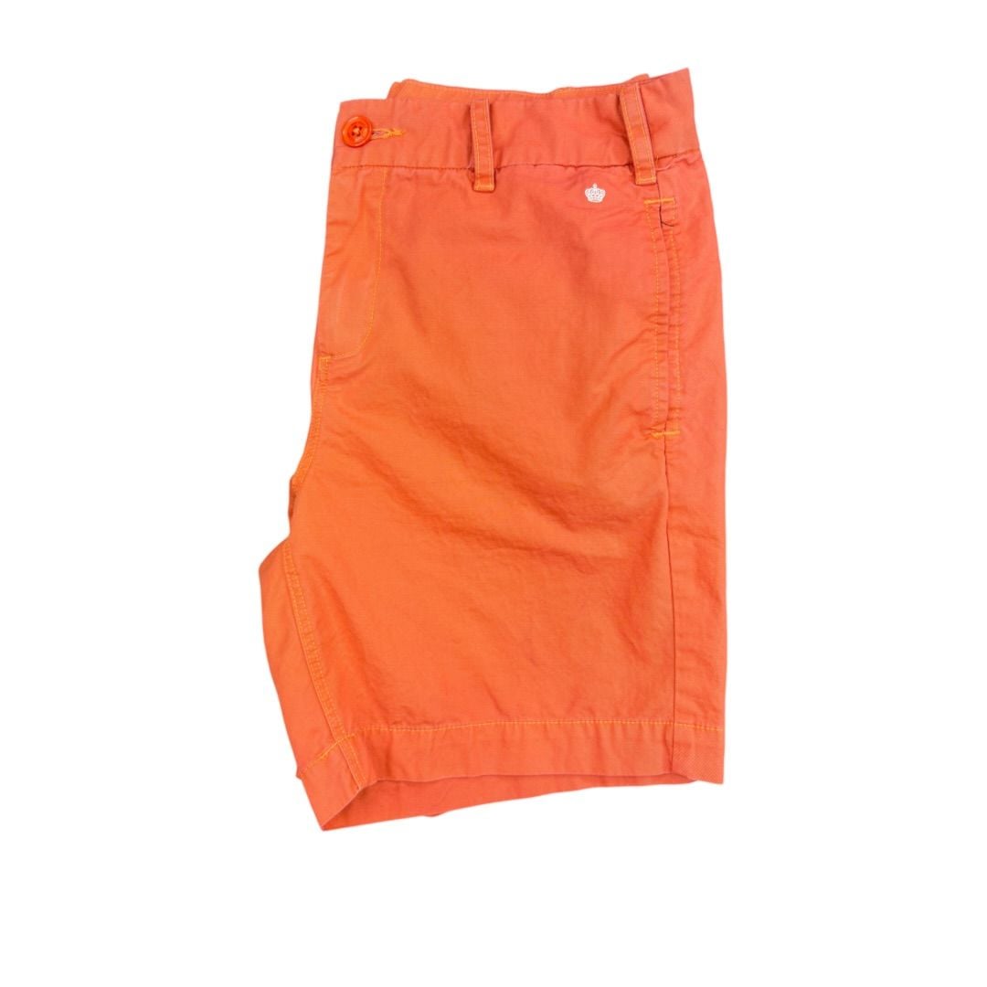 G1 Paper Twill Basic Goods Shorts Orange Cotton Sz. 31 Men’s 4