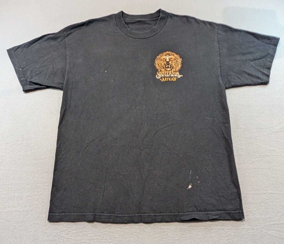 Santana de Aztlan Music From the Heart Concert T-Shirt Black Graphic 2
