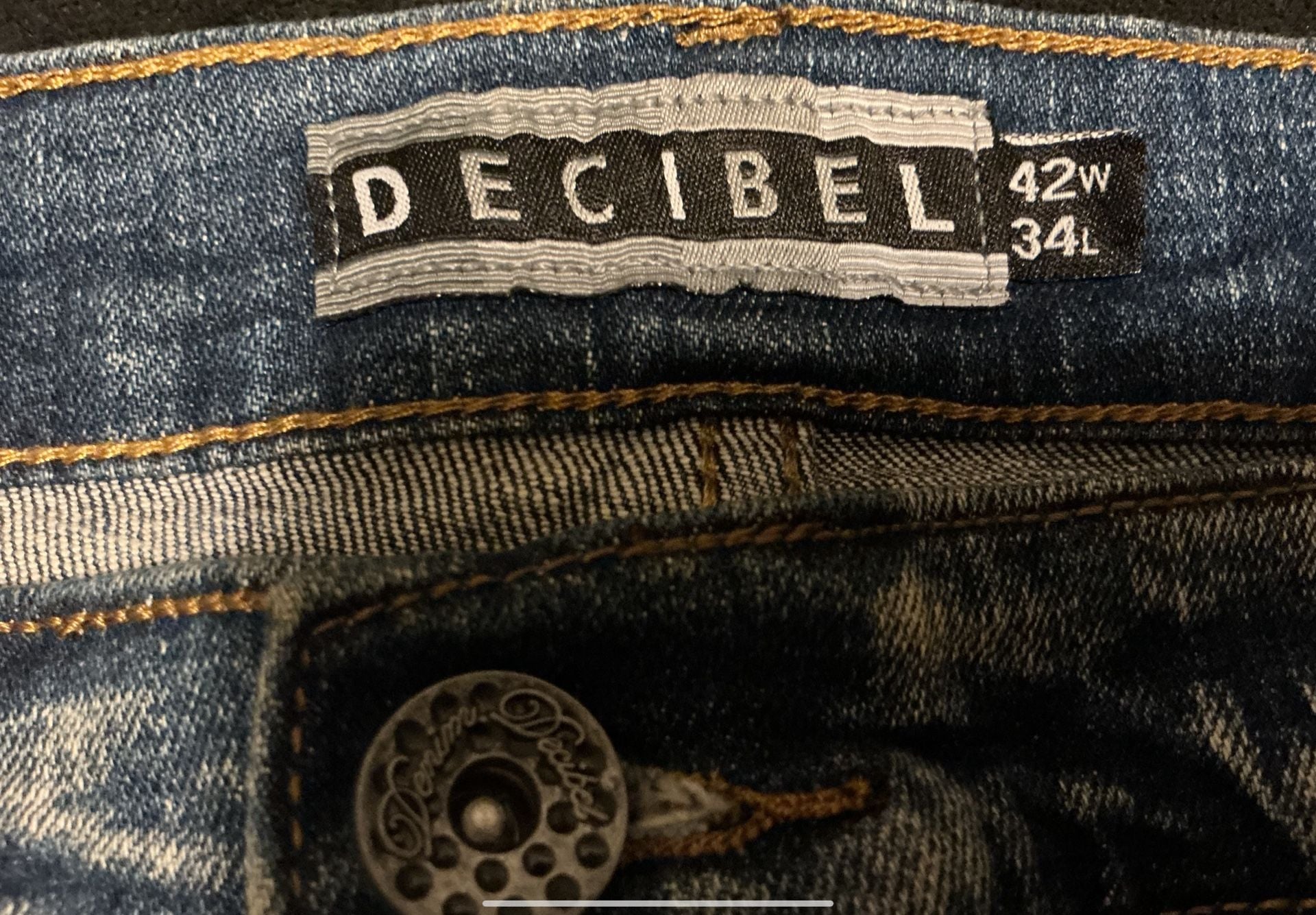 Decibel Distressed Paint Splatter Cargo Denim Jeans Paint 11