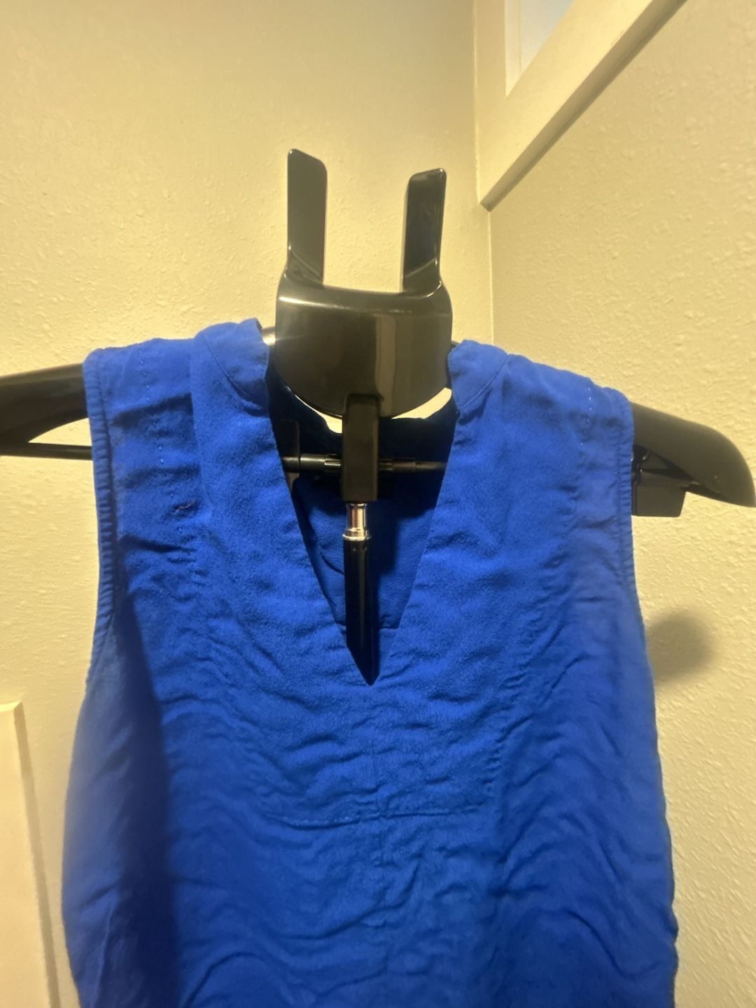 Madewell Inlet Popover Tank Top Size XS Royal Blue V-Neck Sleeveless 5