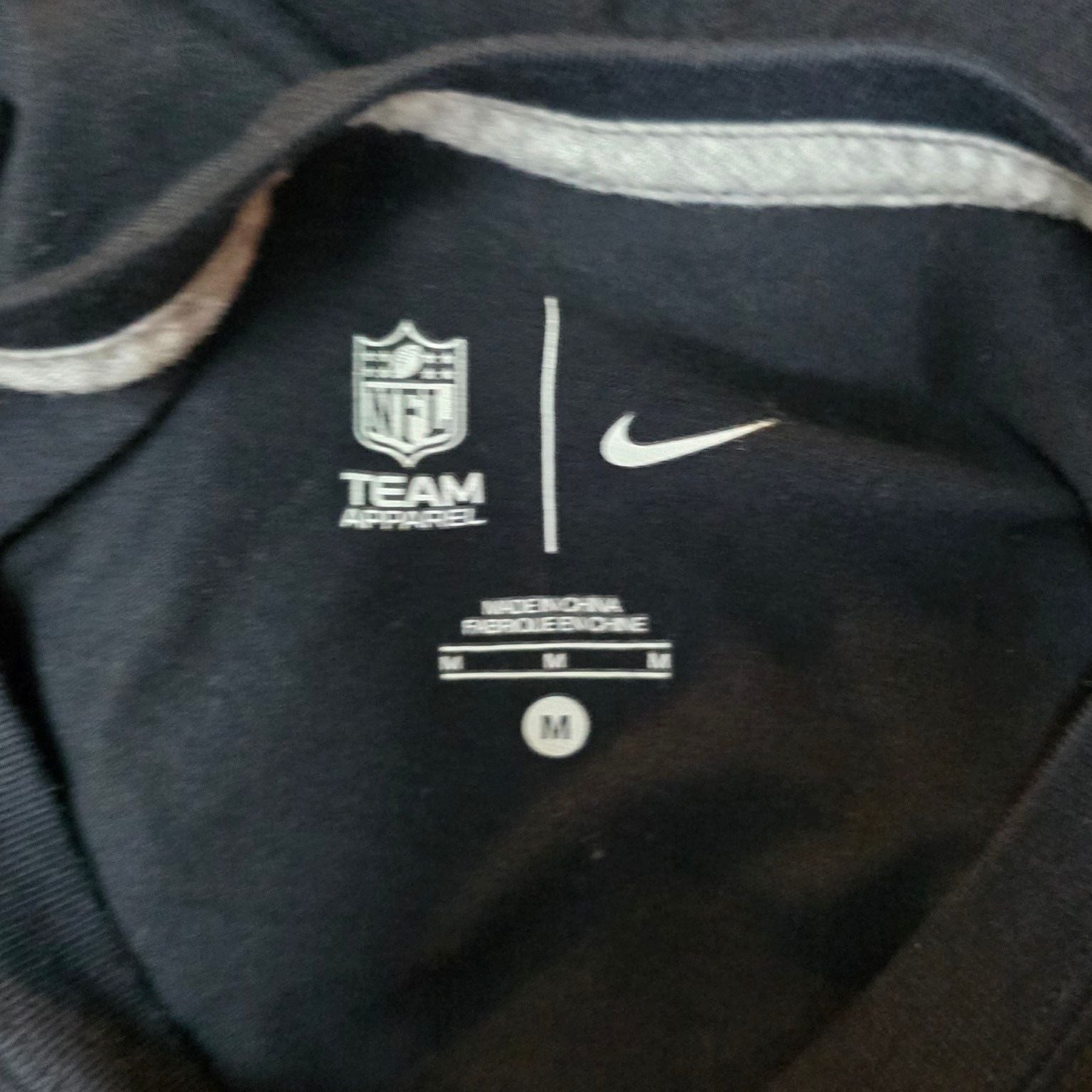 Nike New Orleans Saints T-Shirt Black Graphic 9