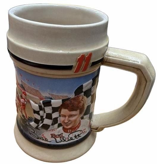Budweiser Racing Bill Elliott Junior Johnson 1993 Stein Mug 3