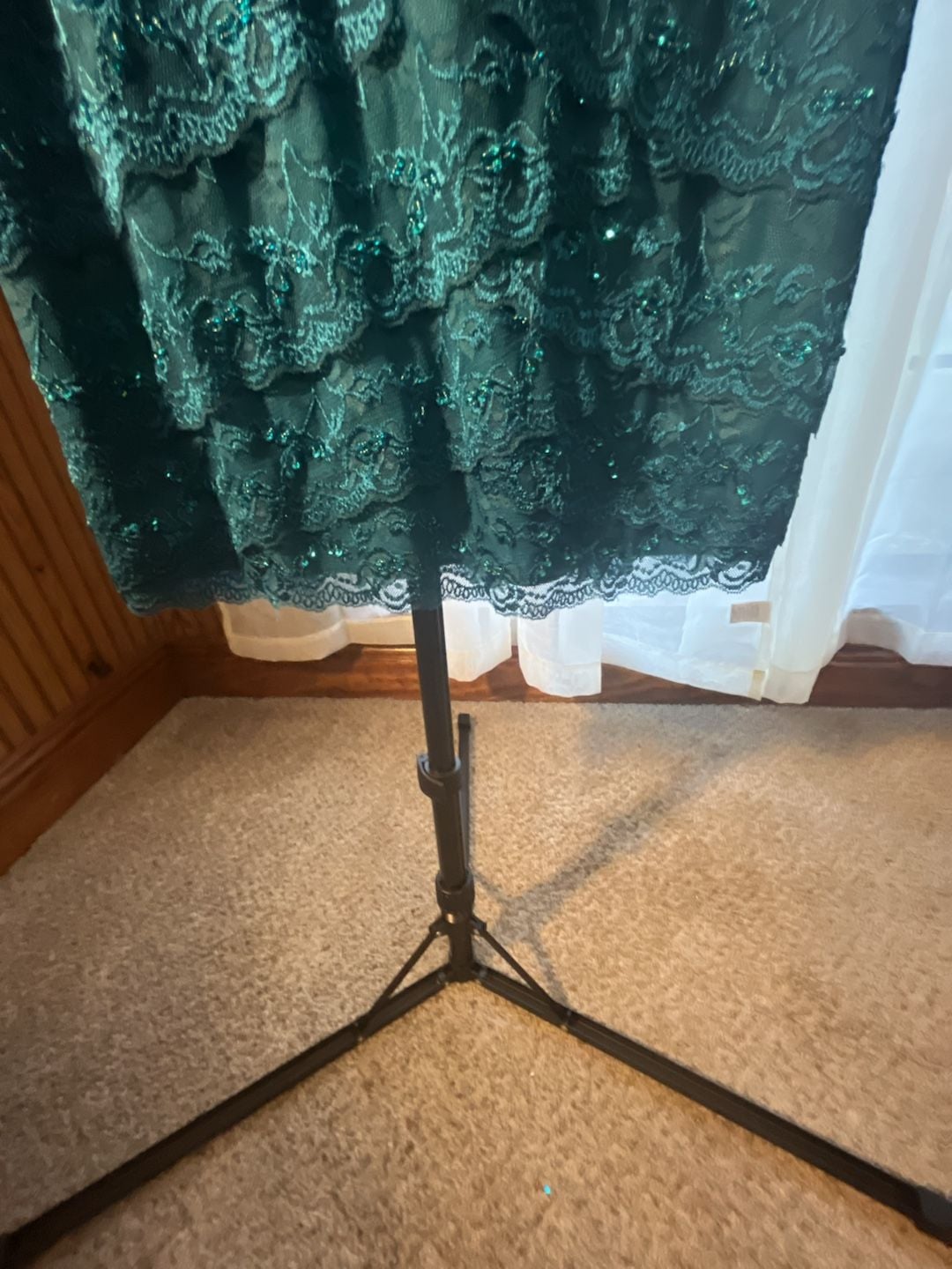 Marina Beaded Lace Dress Size 12 Green 9
