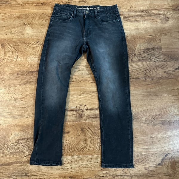 Beverly Hills Polo Club Jeans Size 34x30 Black Wash