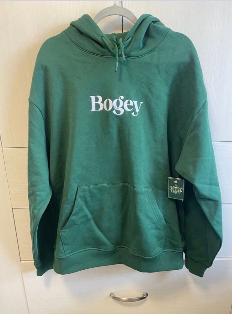 Bogey Boys Hoodie Size XL Green Script Logo New with Tags 2
