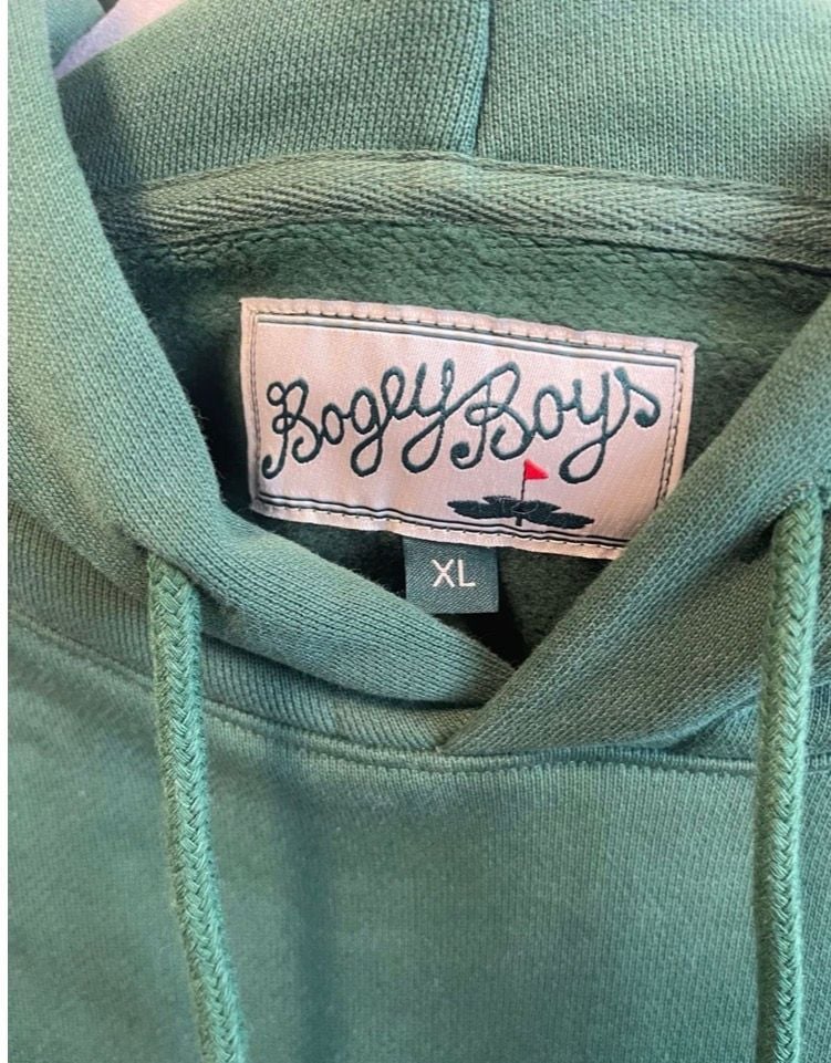 Bogey Boys Hoodie Size XL Green Script Logo New with Tags 4