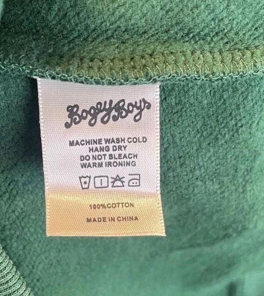 Bogey Boys Hoodie Size XL Green Script Logo New with Tags 6