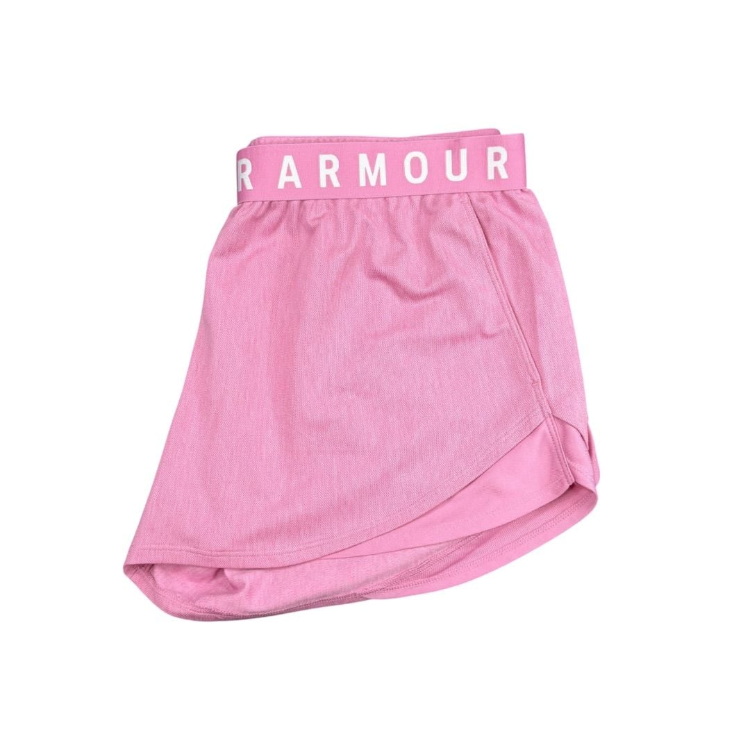 Under Armour Play Up Twist 3.0 Shorts Size LG Pink HeatGear 4