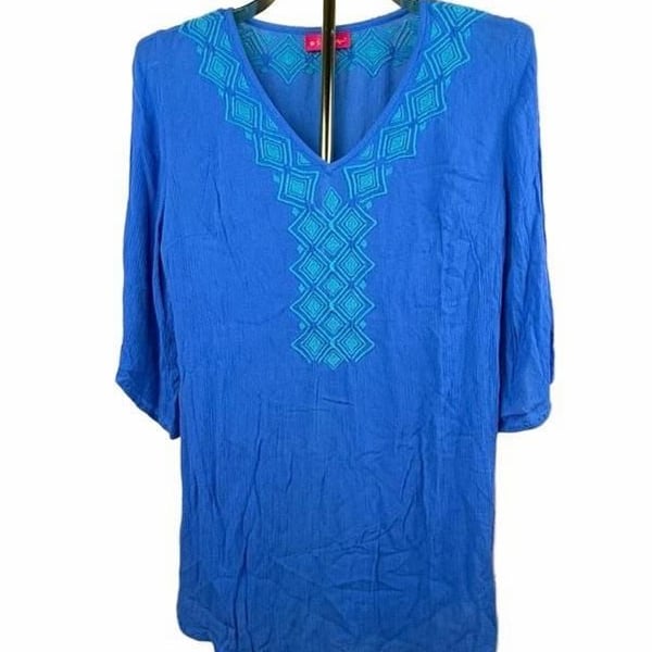 Lilly Pulitzer blue small tunic top